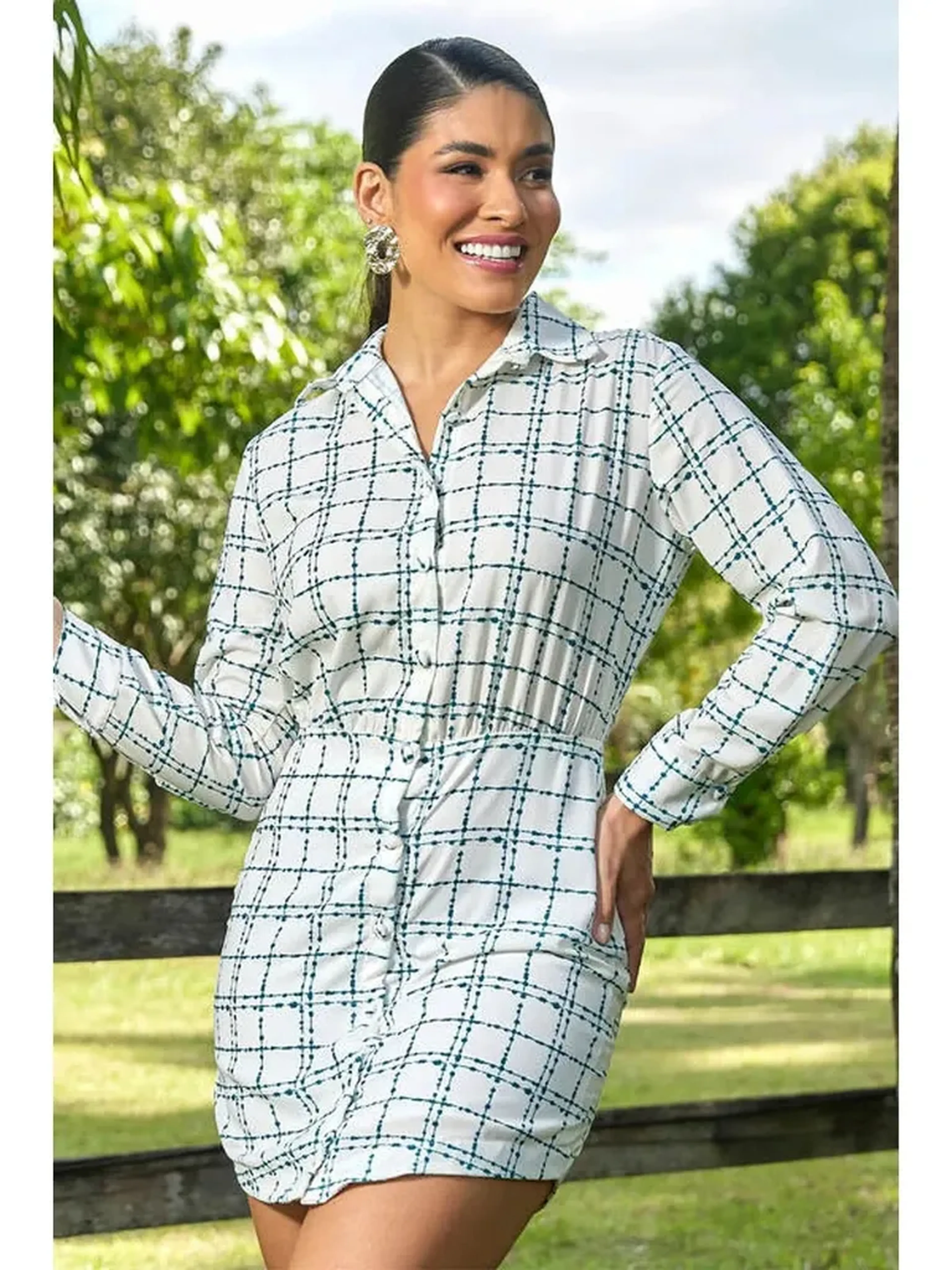 Vestido Chemise - Colmeia imagem