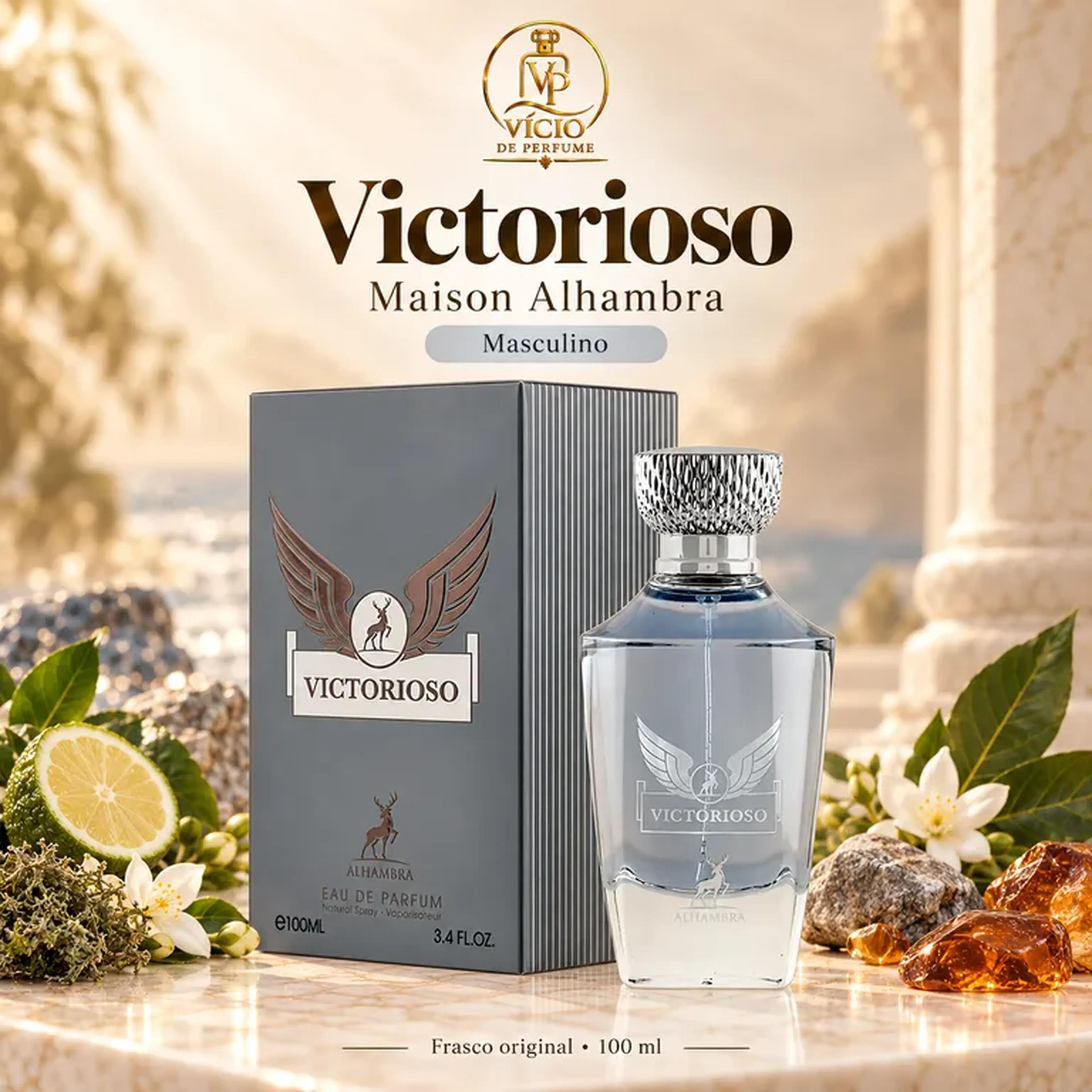 Victorioso Edp - Maison Alhambra Masculino 100ml imagem