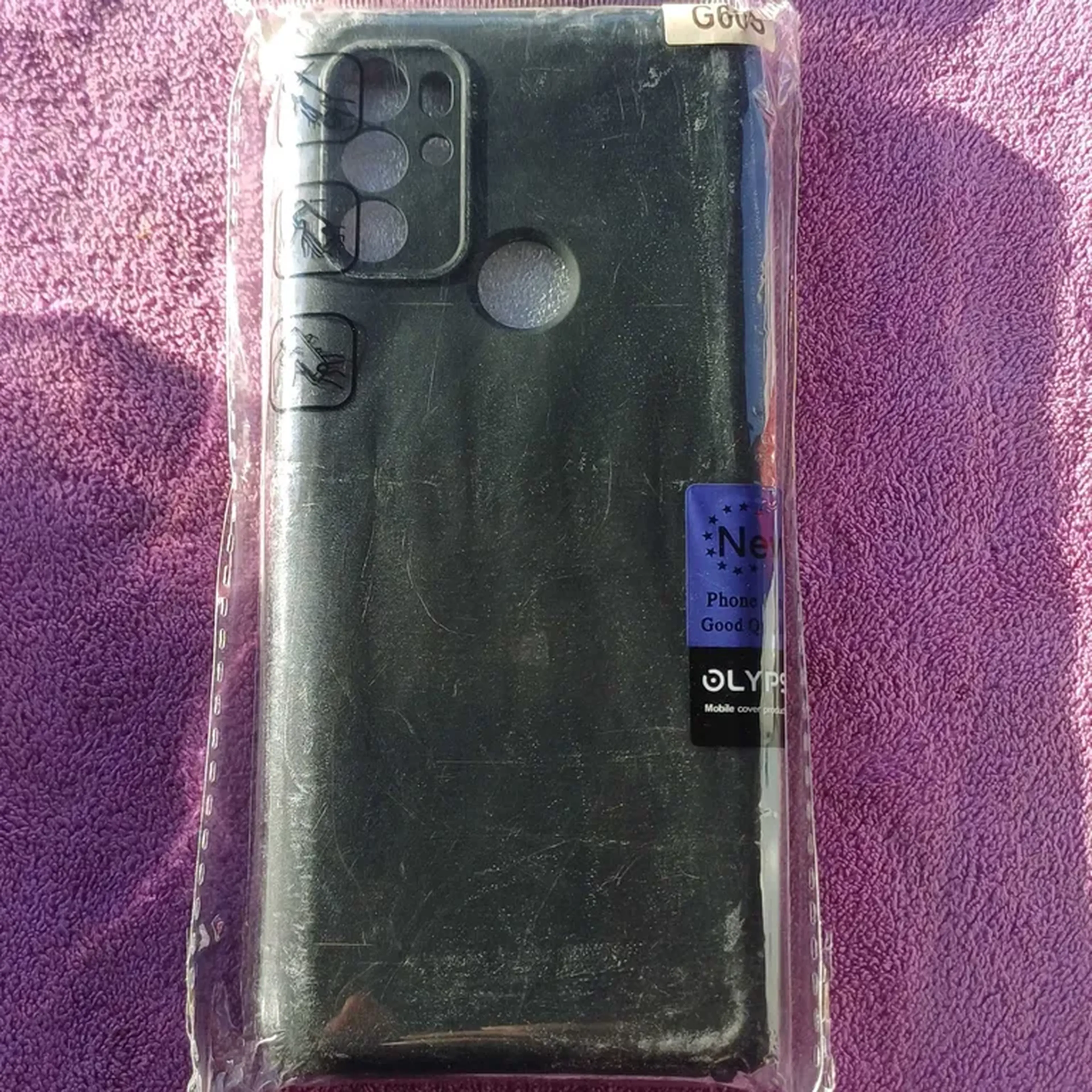 Capinha Moto G60s, Cilicone Aveludada (PRETA) imagem