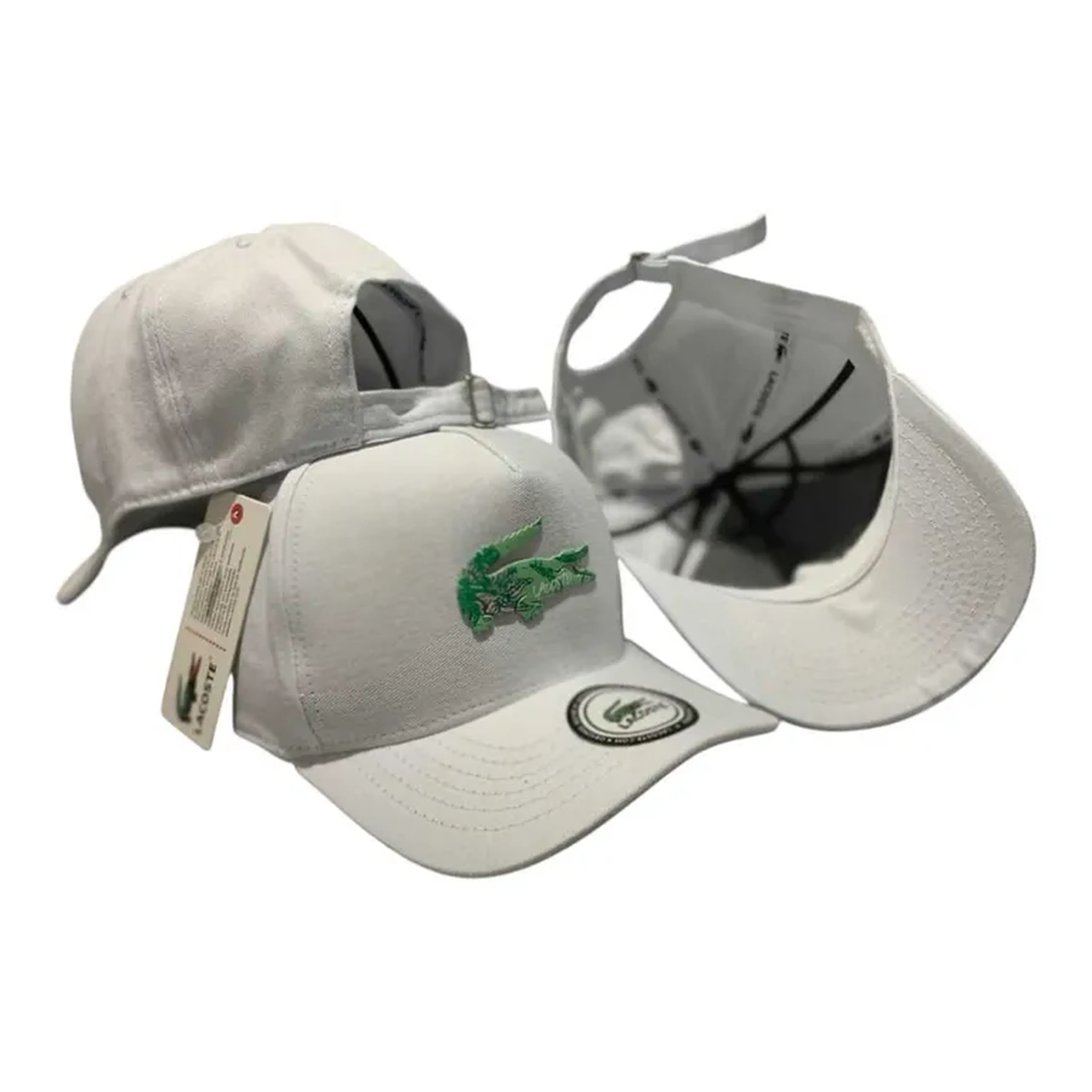 Boné Lacoste Branco 🐊 imagem