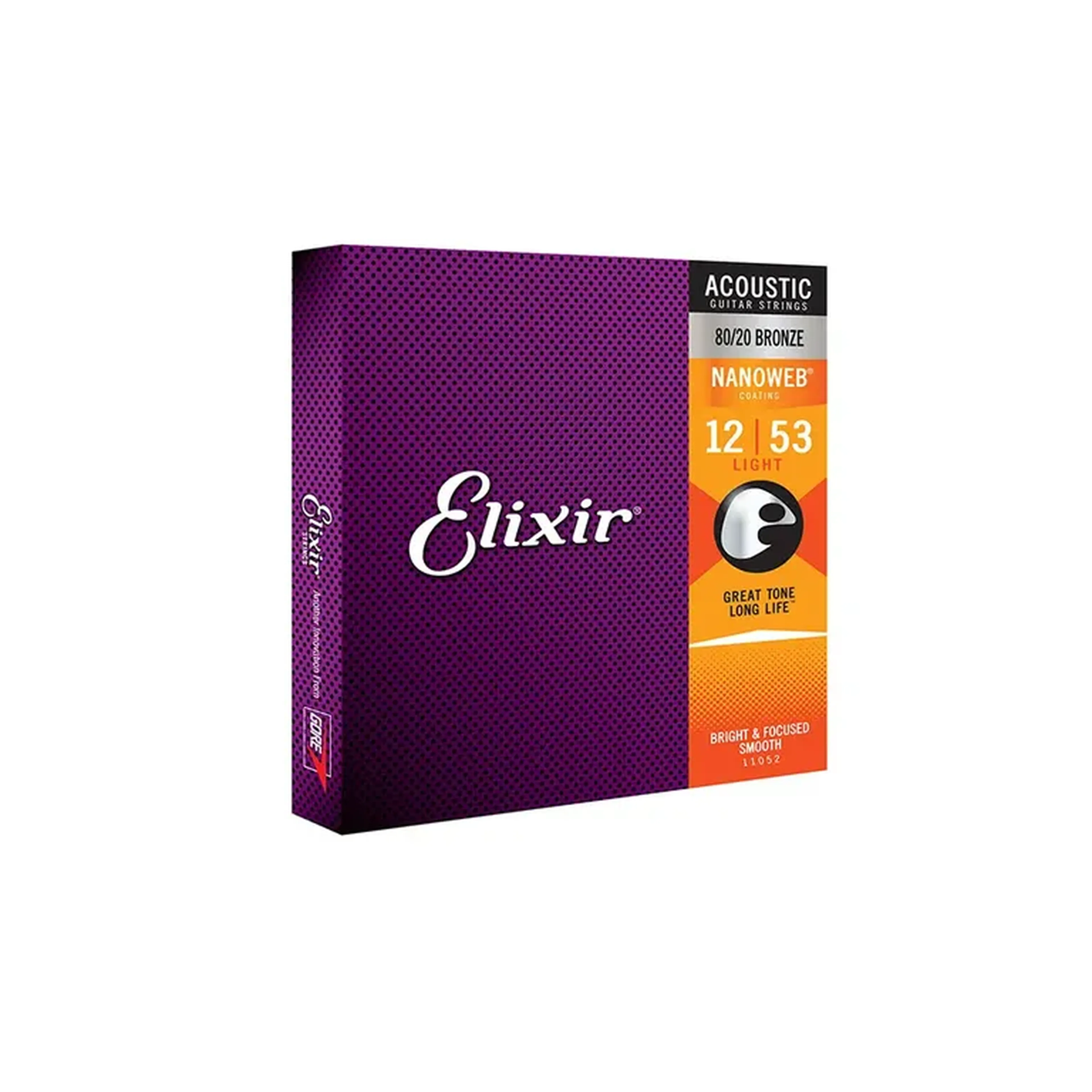 Corda Elixir Nanoweb 012 Light Bronze 80 20 para Violão Aço imagem