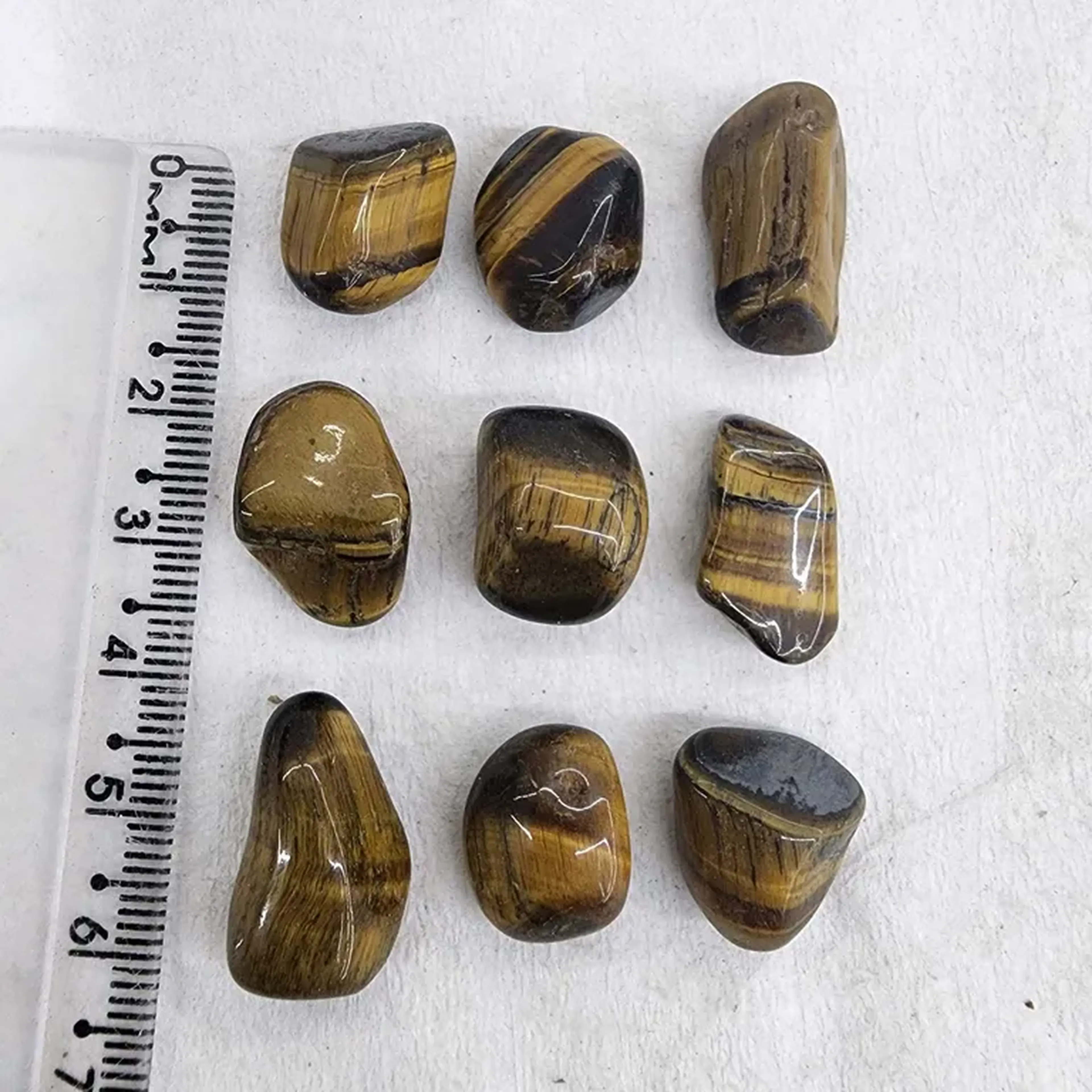 olho de tigre rolado 1cm imagem