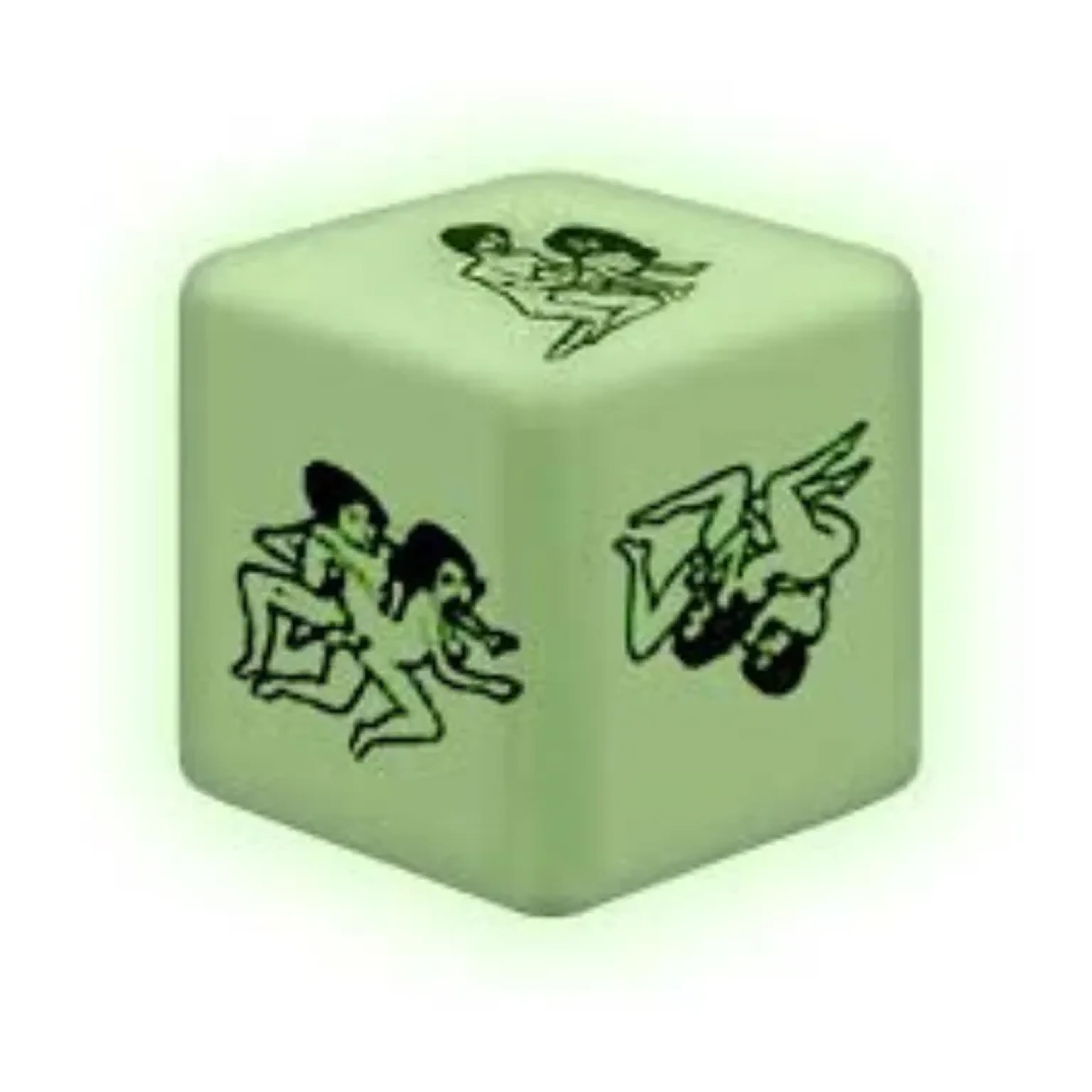 Jogo Posições Hetero Brilha no Escuro Diversão ao Cubo imagem
