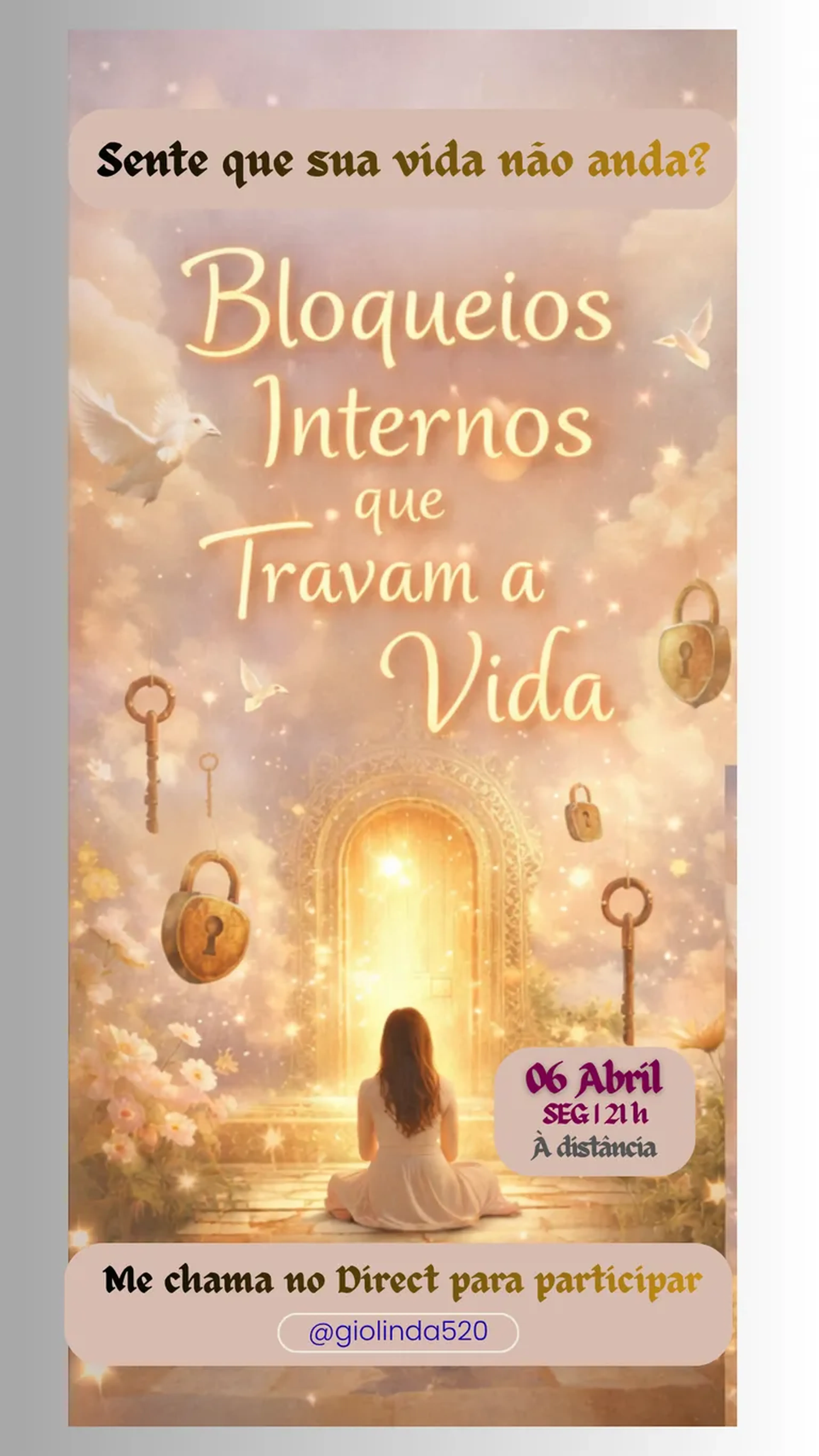 Desbloqueios Internos com DAM | O que te impede de ser VOCÊ? imagem