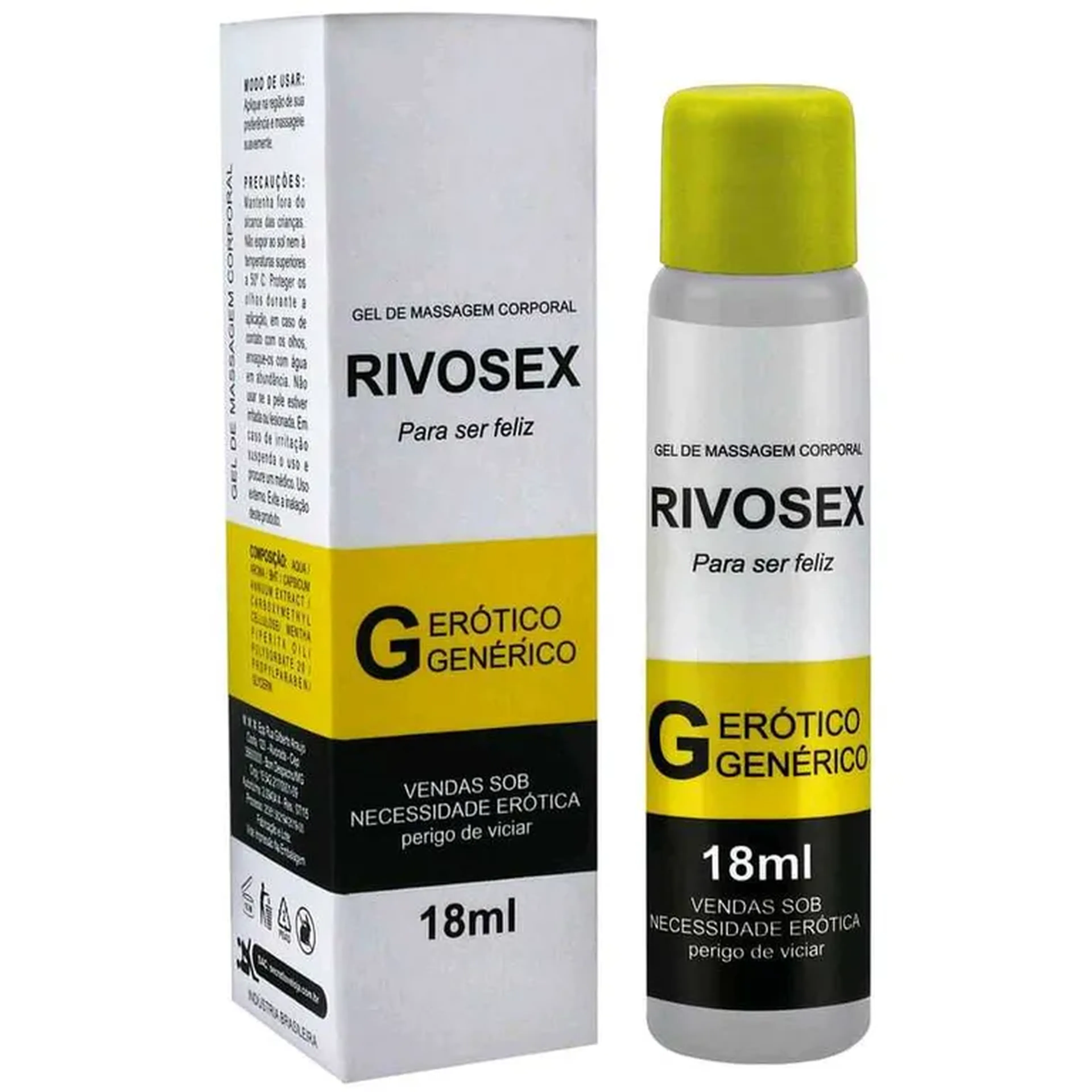 Rivosex Gel com Efeito Retardante 18ml Secret Love EFEITO GELADO imagem