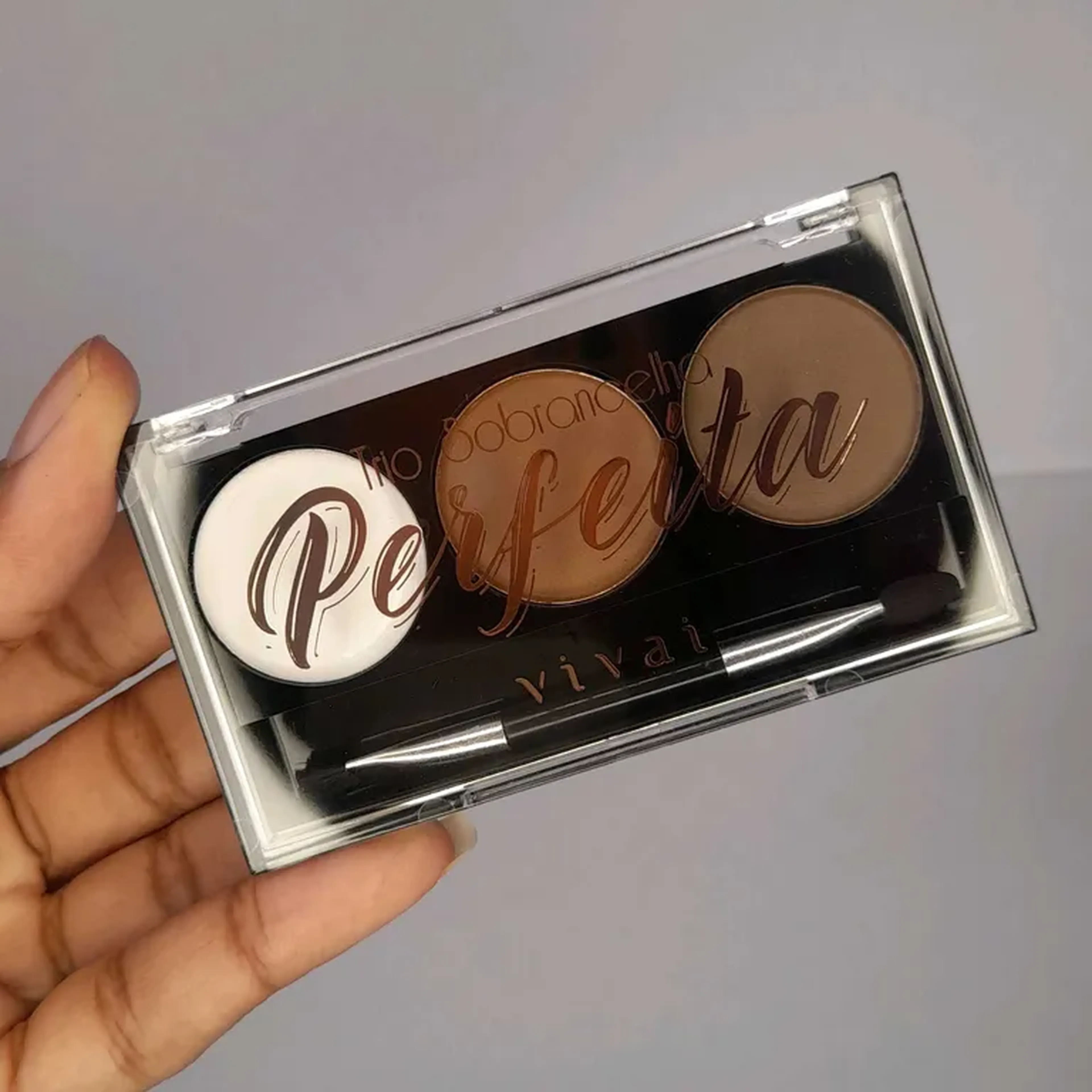 Paleta de sombra para sobrancelha Vivai imagem