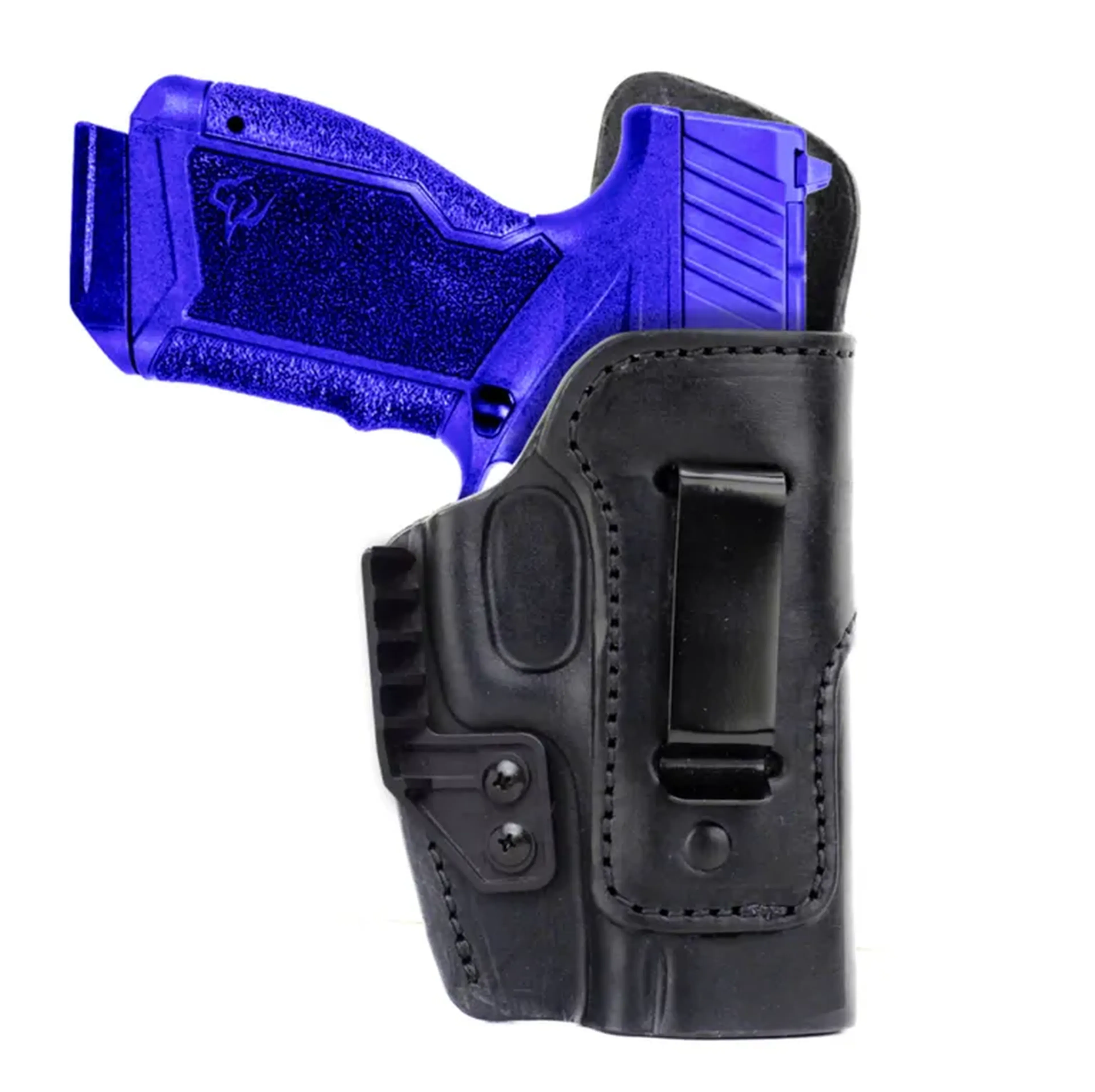 COLDRE DE COURO VELHO CURTEIRO SLIM FLAP TAURUS GX4 CARRY TORO D imagem