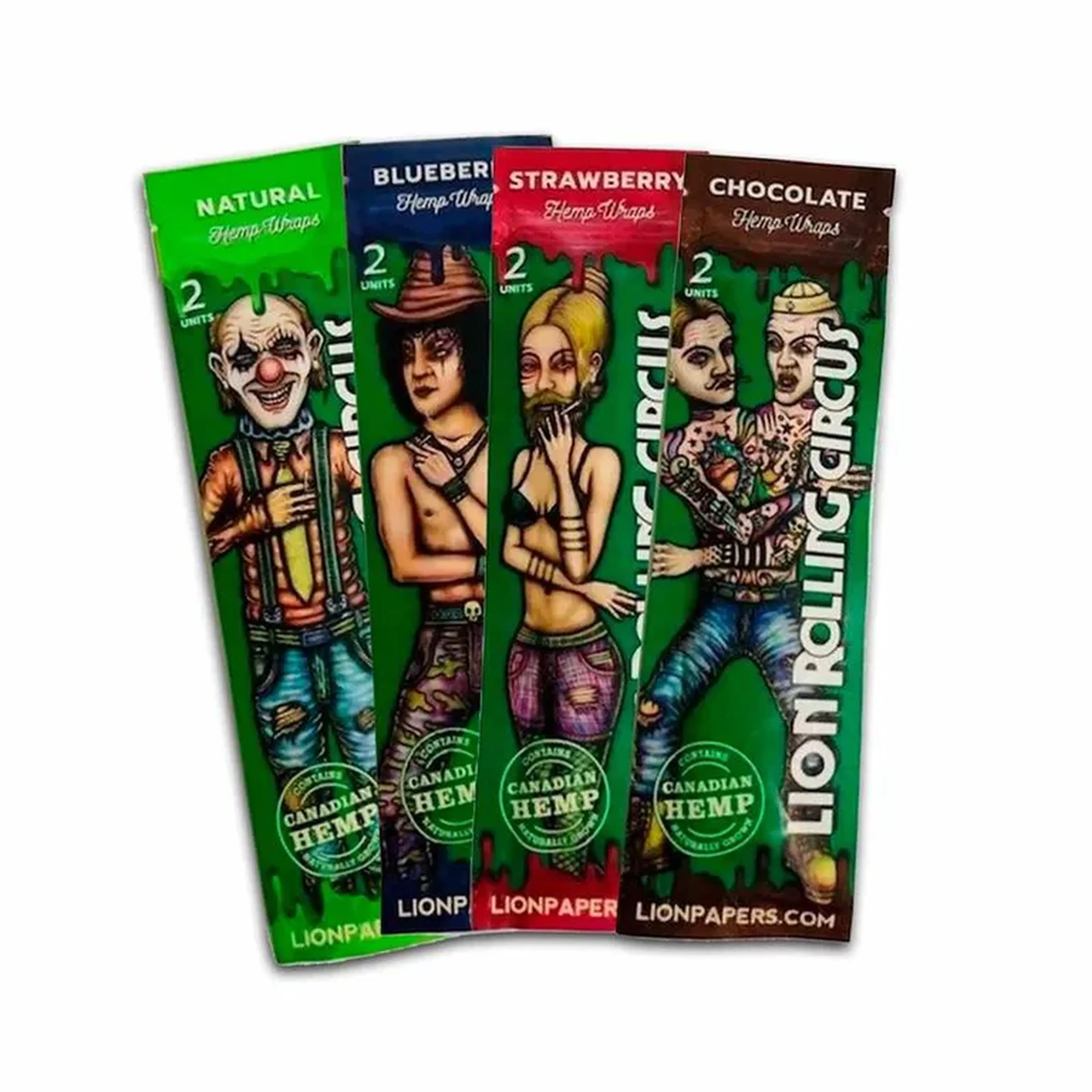 Blunts Hemp Wraps Lion Rolling Circus imagem