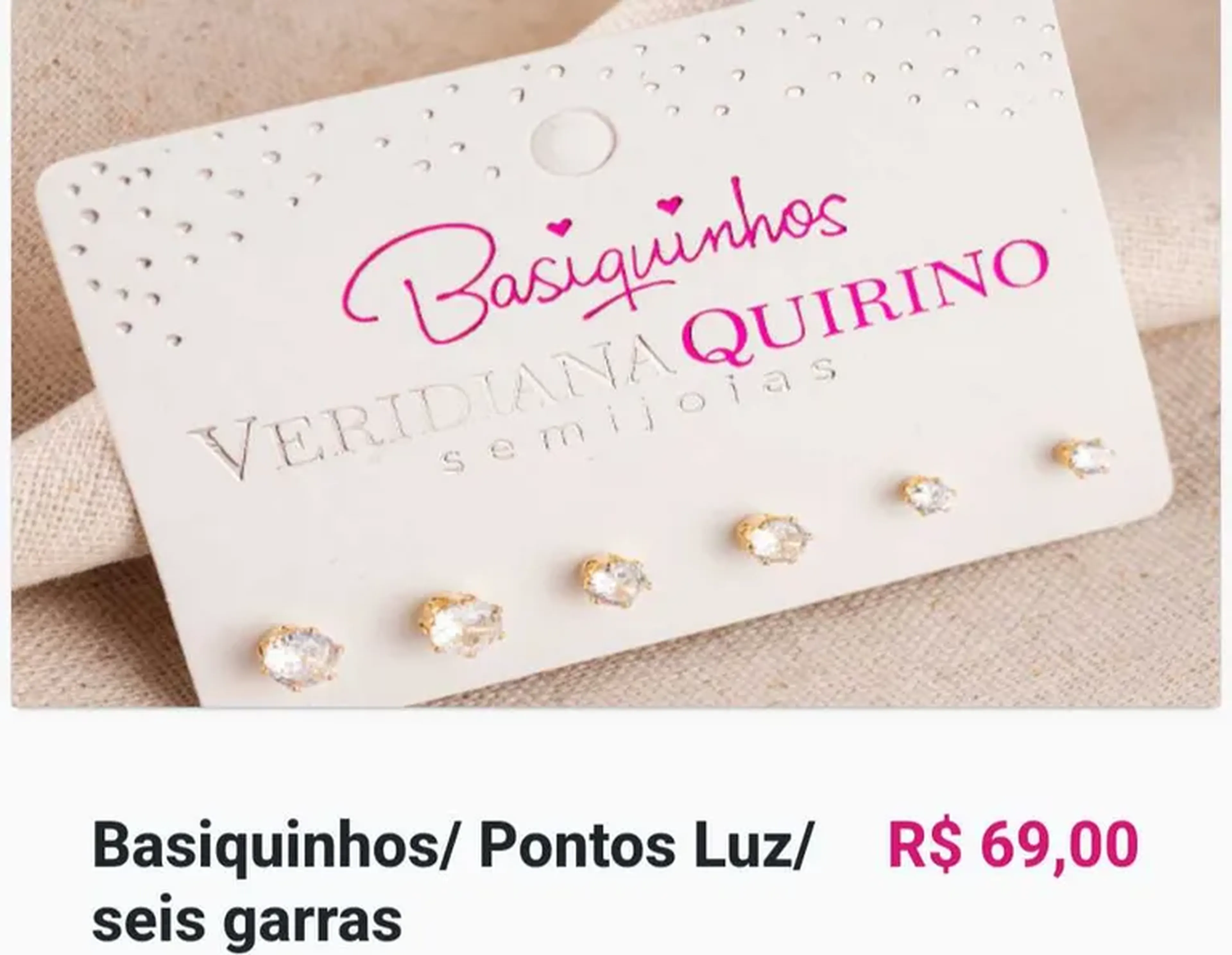 Basiquinhos Pontos Luz seis garras imagem