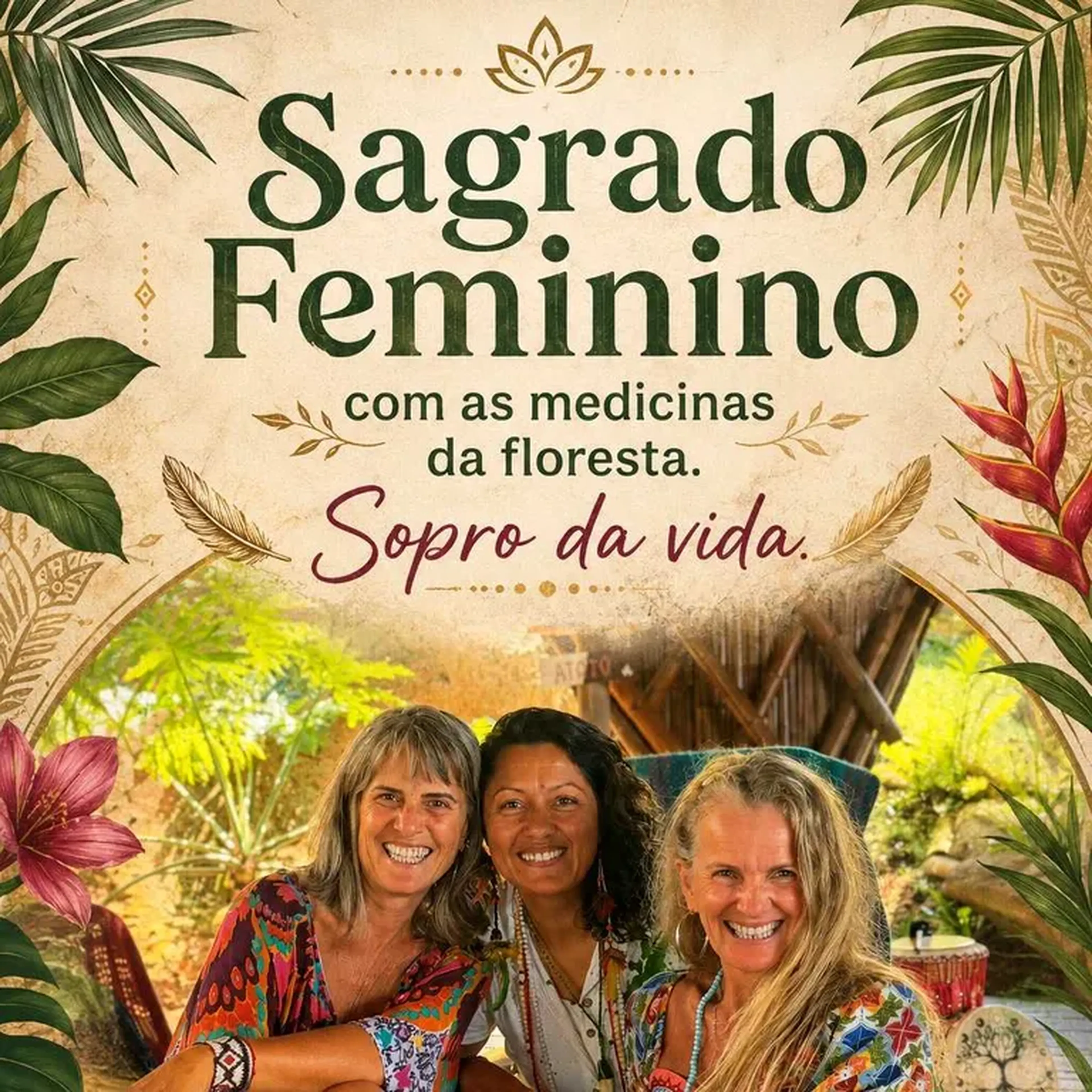 Sagrado feminino com as medicinas da floresta. 01 agosto imagem