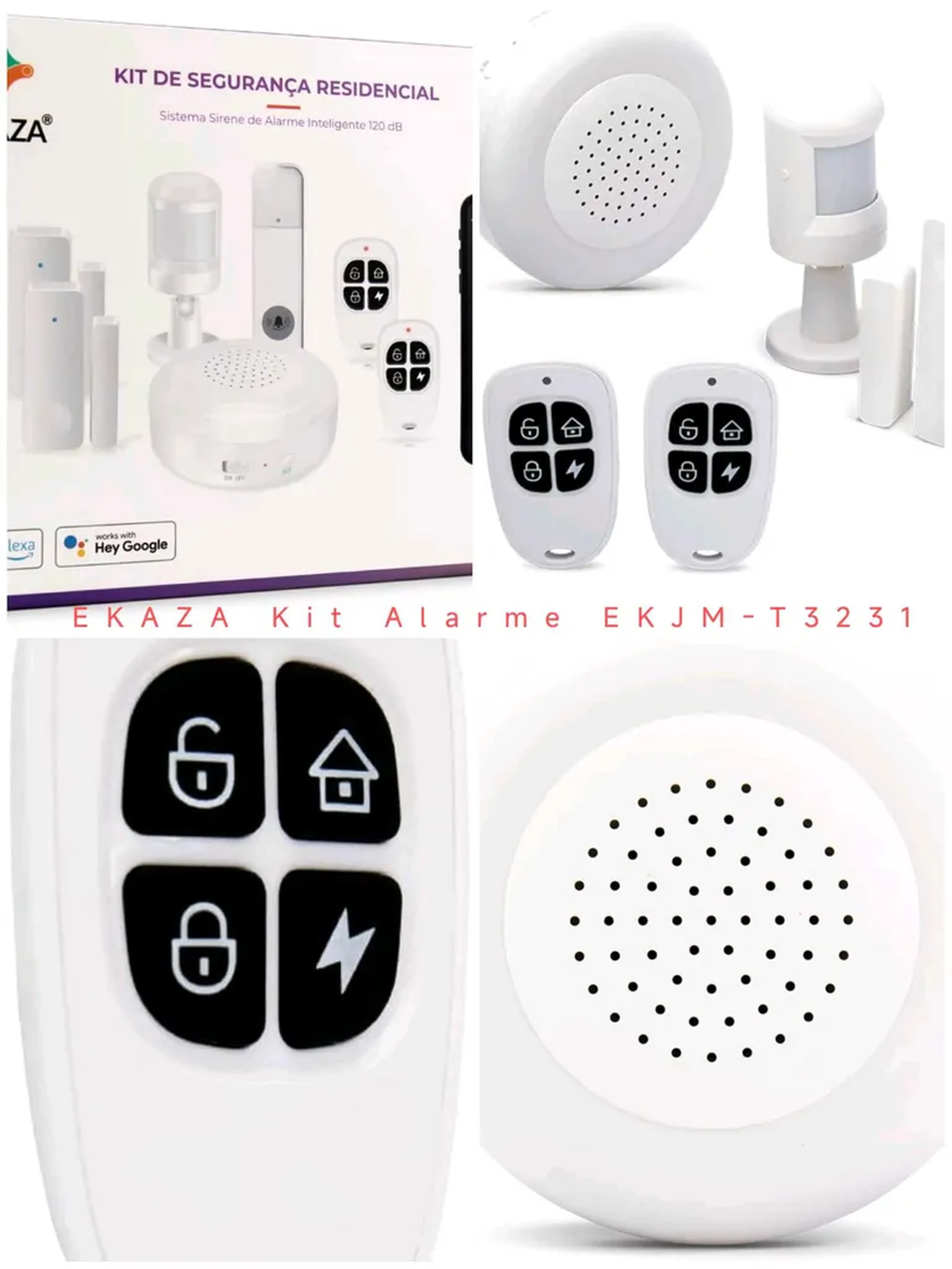 Kit de Segurança Residencial Ekaza imagem
