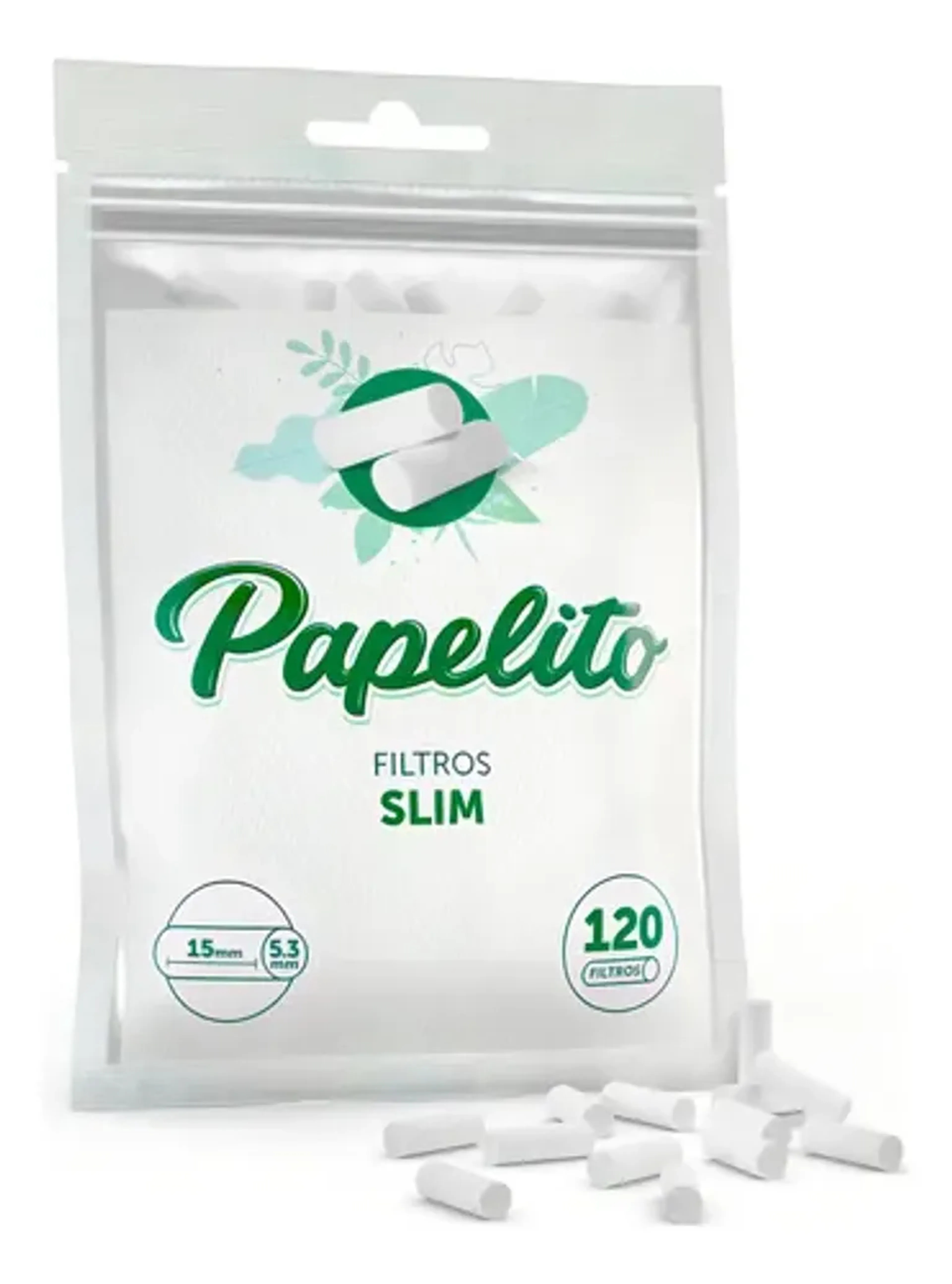 Papelito filtro slim unitário com 120 unidades imagem