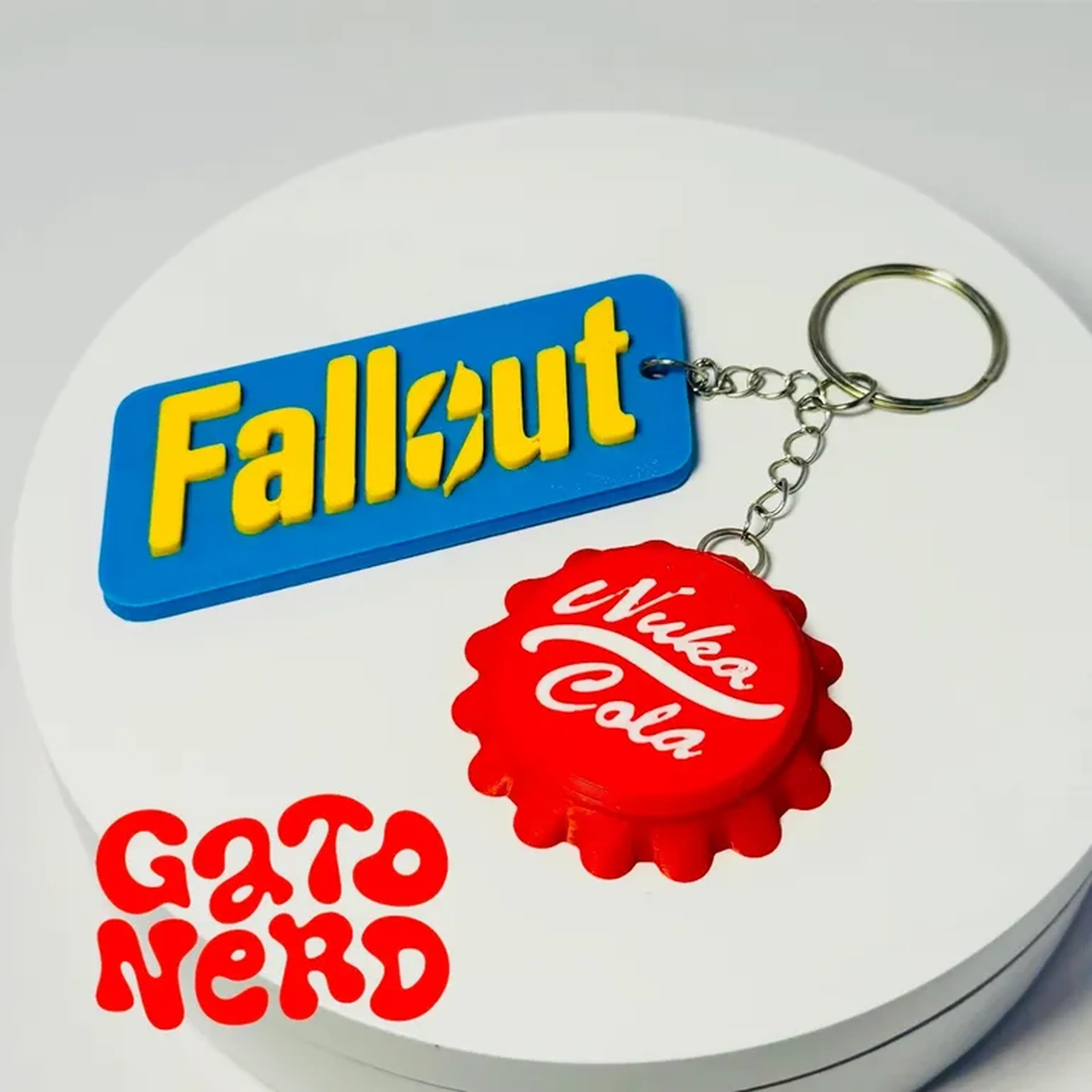 Chaveiro Duplo Nuka Cola | FALLOUT imagem