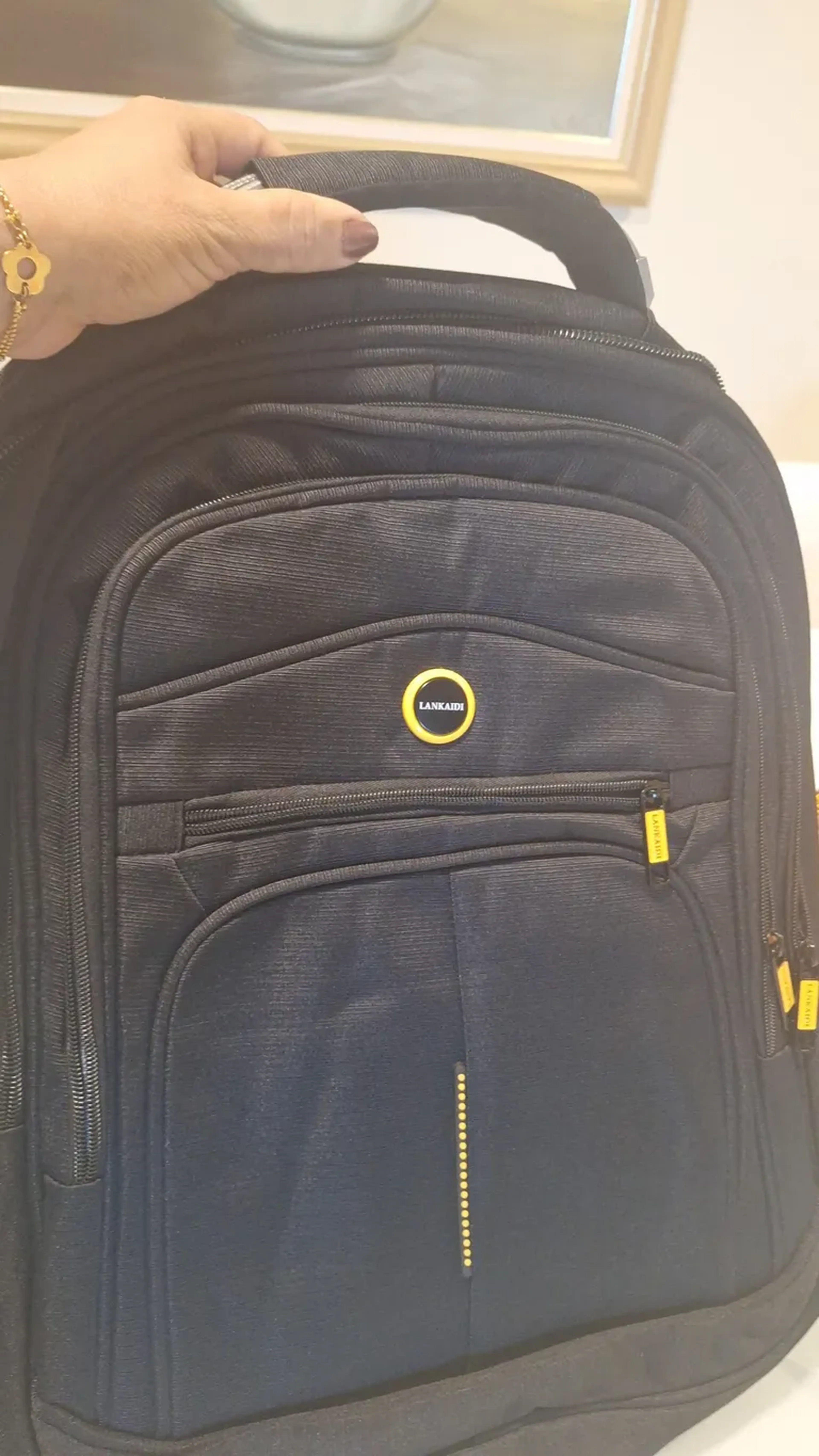 Mochila Masculina LANCKAIDI imagem
