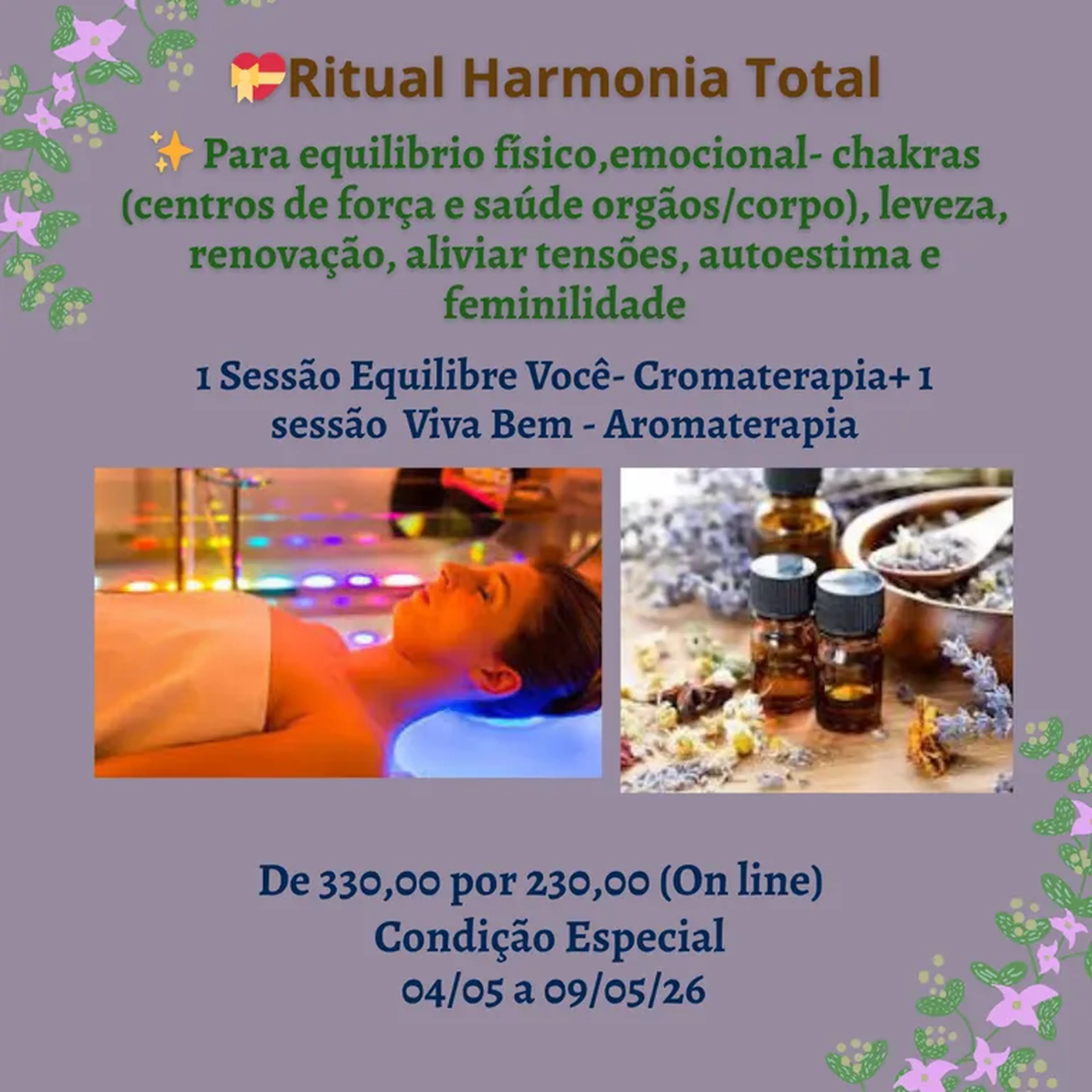 Ritual Harmonia Total On line imagem