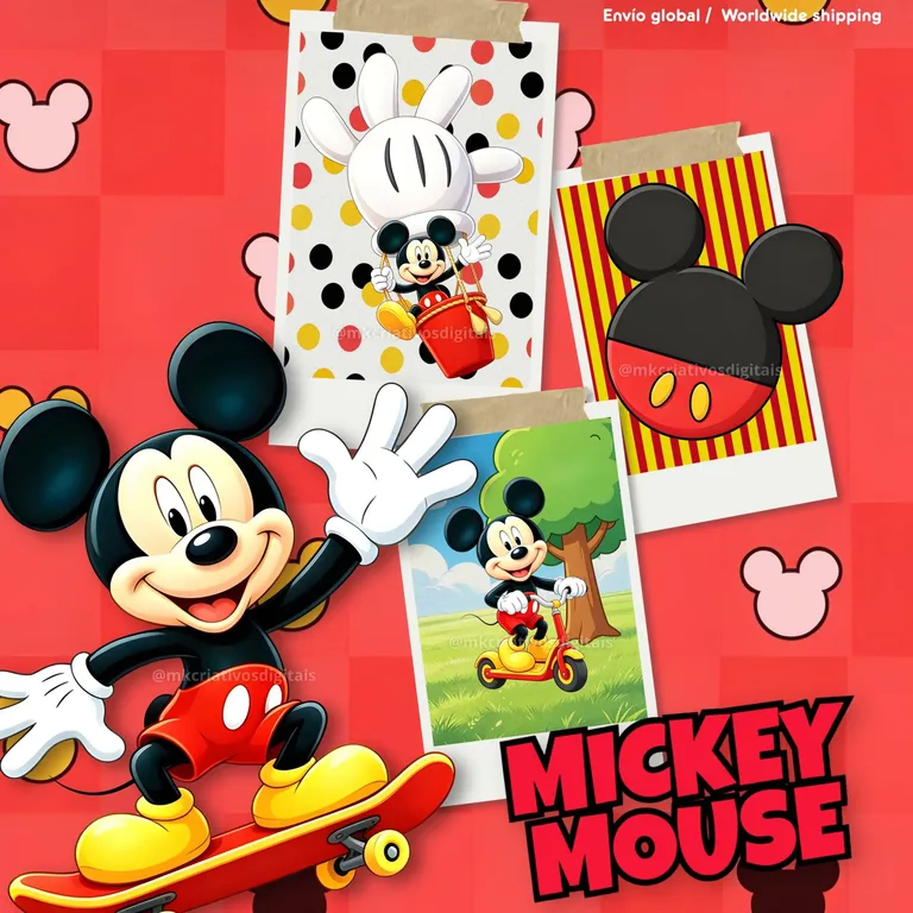 Mickey Mouse - Kit digital IA PNG imagem
