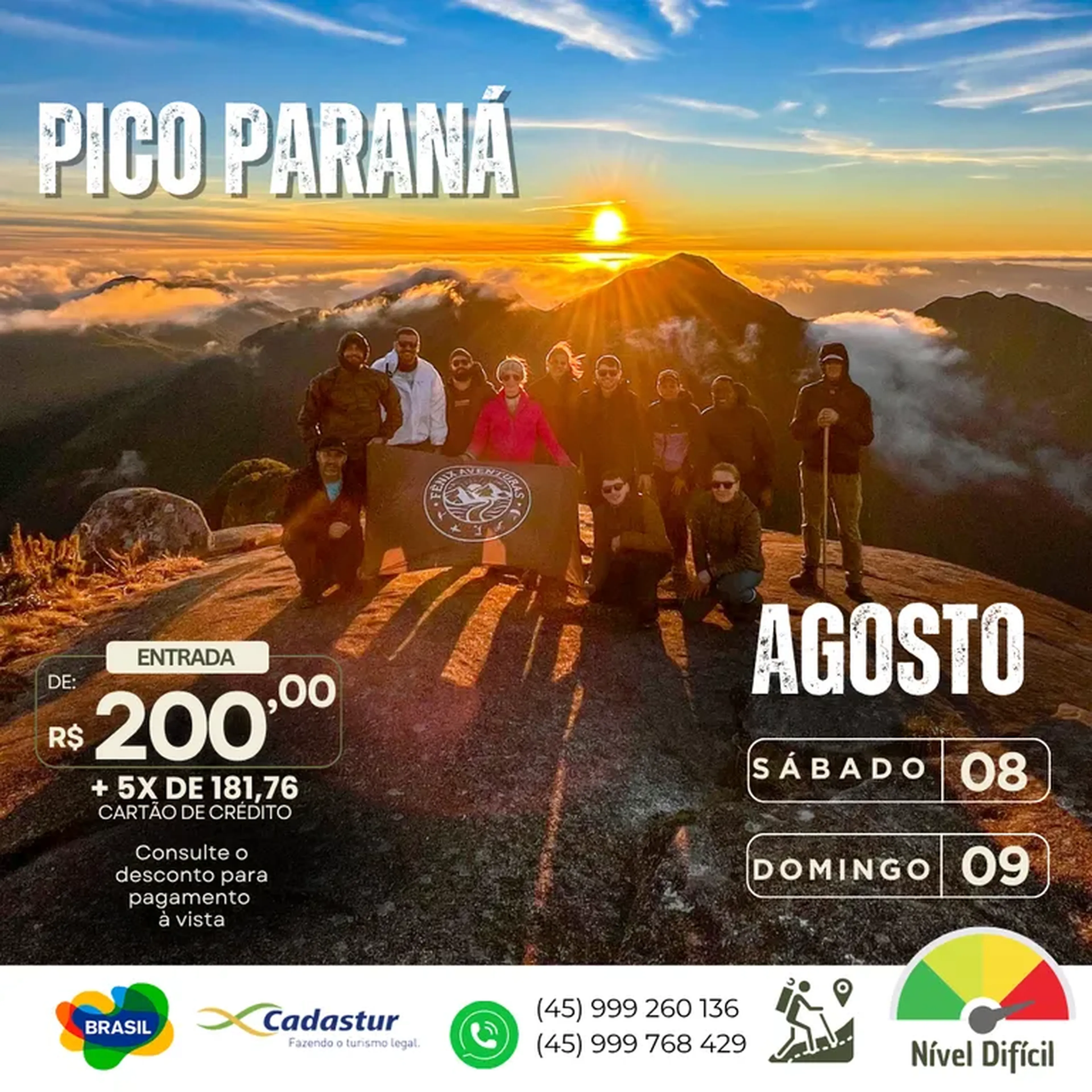 PICO PARANÁ 08 e 09 AGOSTO - BATE E VOLTA imagem