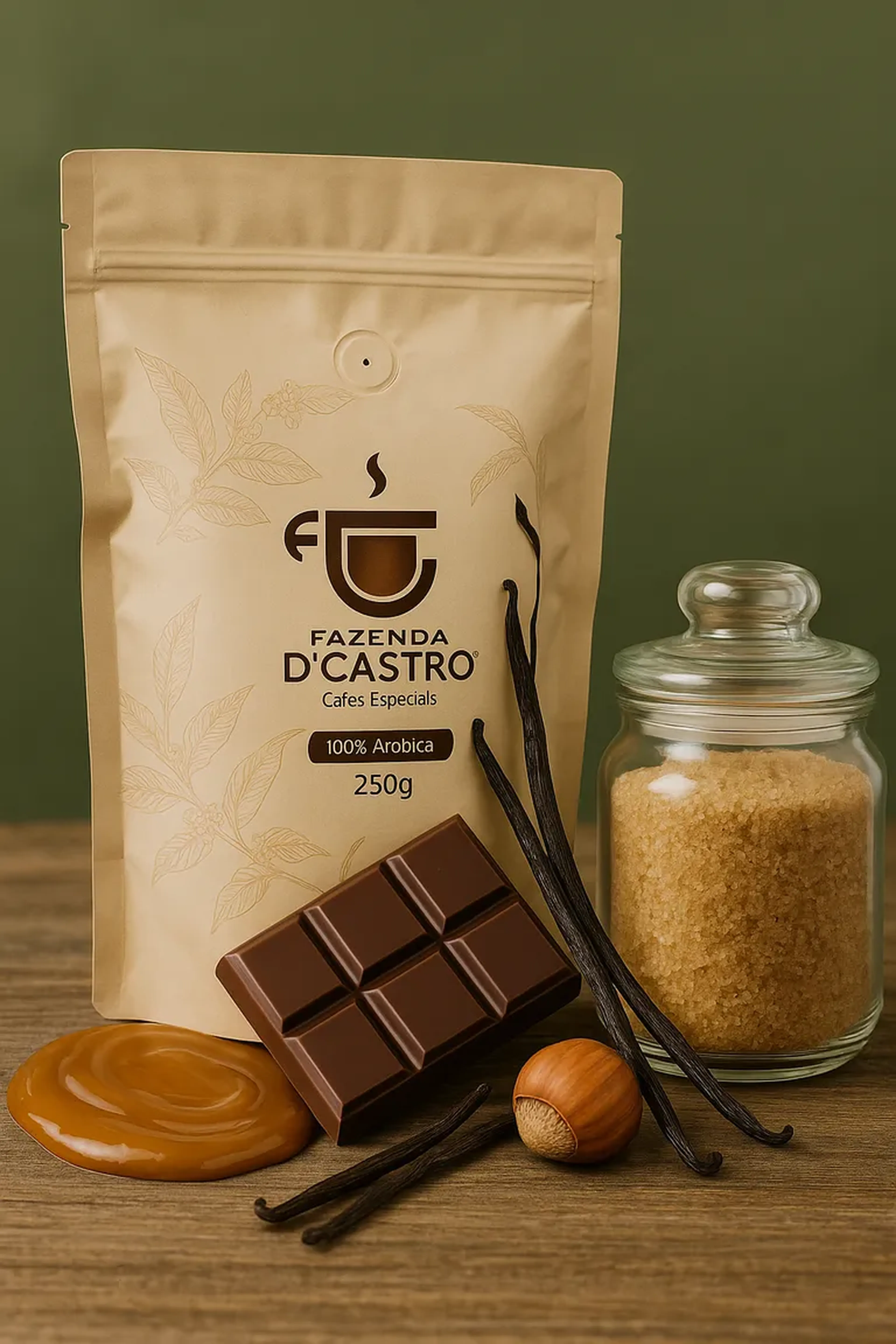 Café caramelo - Moído imagem