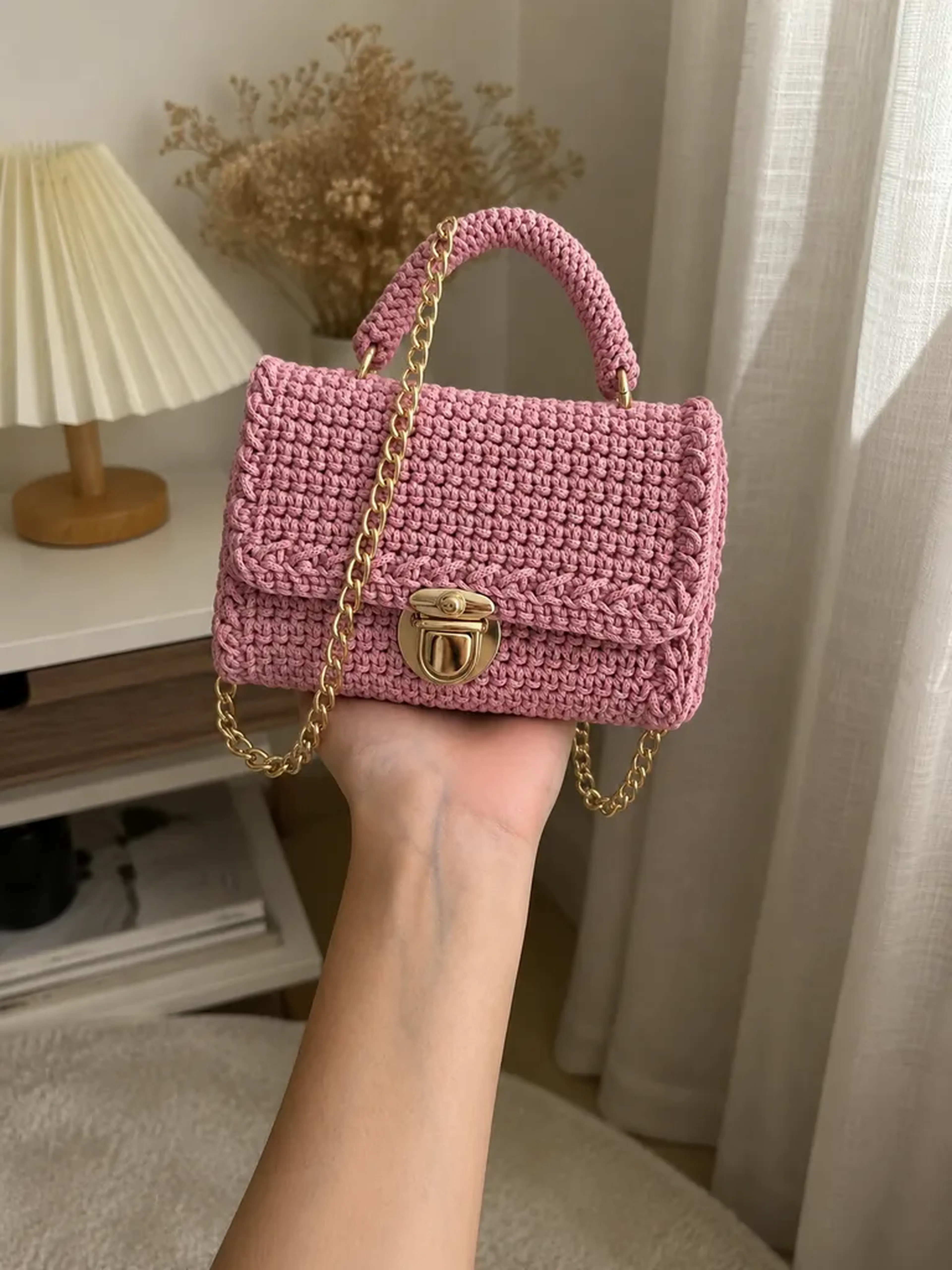 Bolsa Artesanal em Fio Náutico imagem