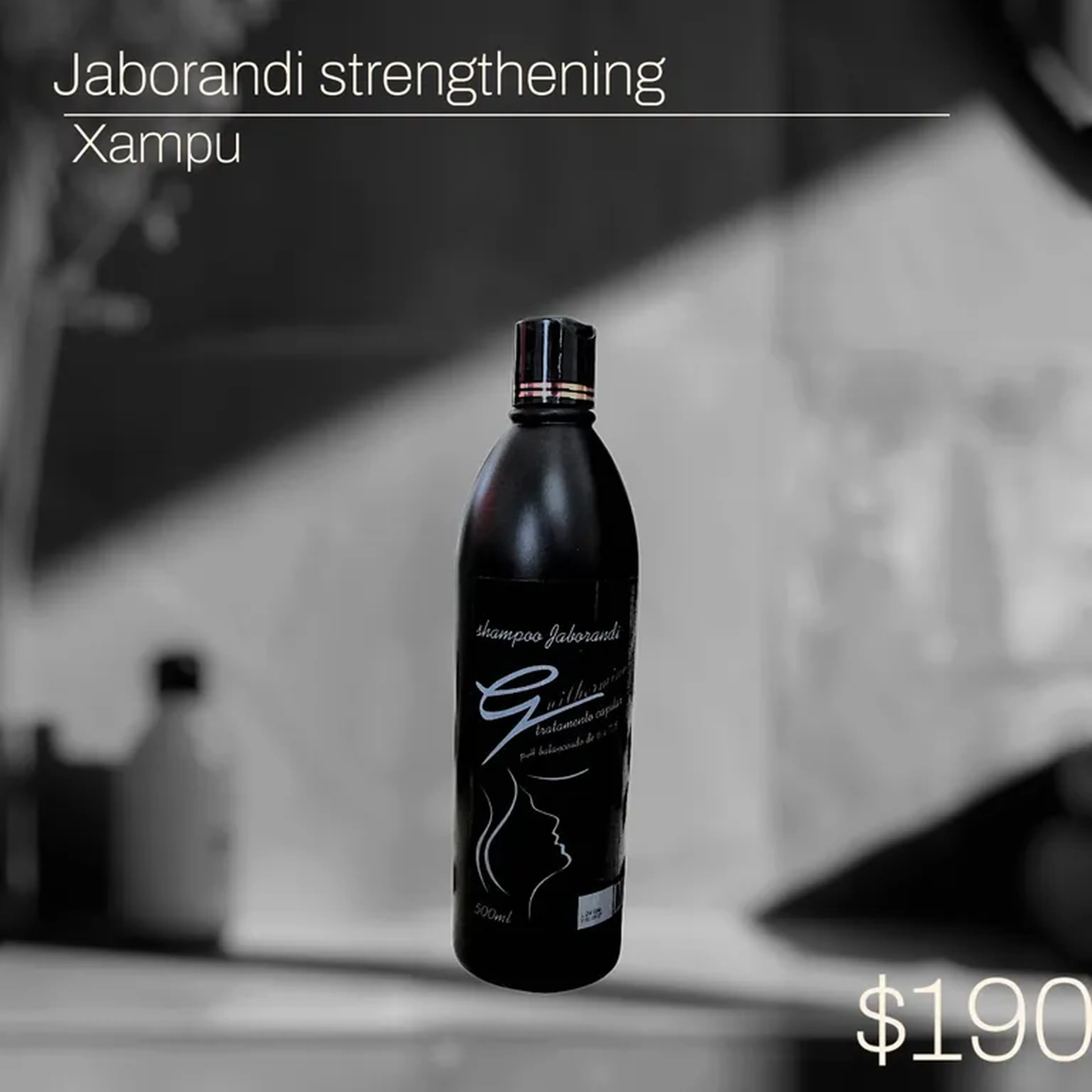 •Shampoo Jaborandi Fortalece as raizes imagem