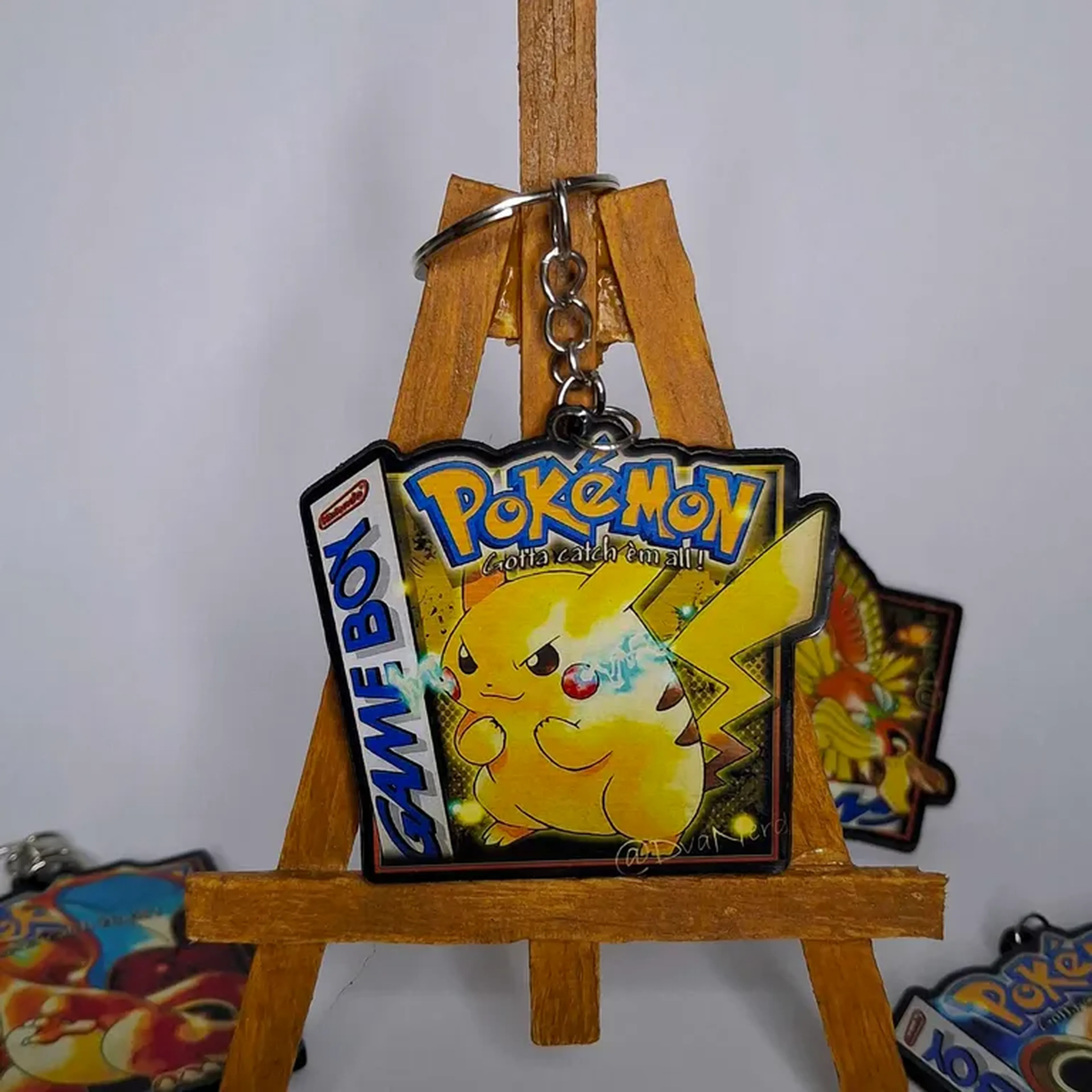 Chaveiro Game boy pokémon imagem