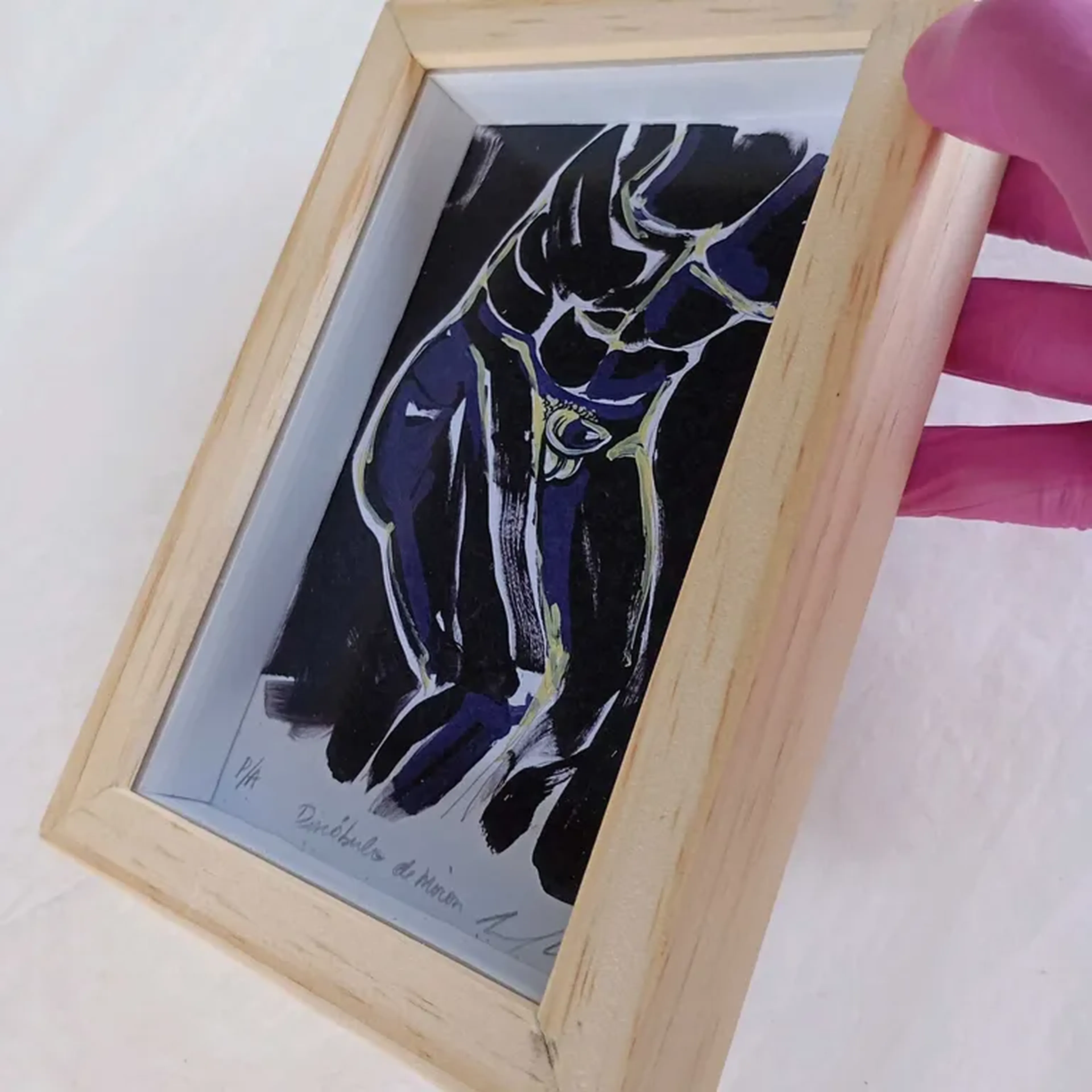 Para 5° C - Discóbolo de Míron - 10x15 cm moldura alta imagem