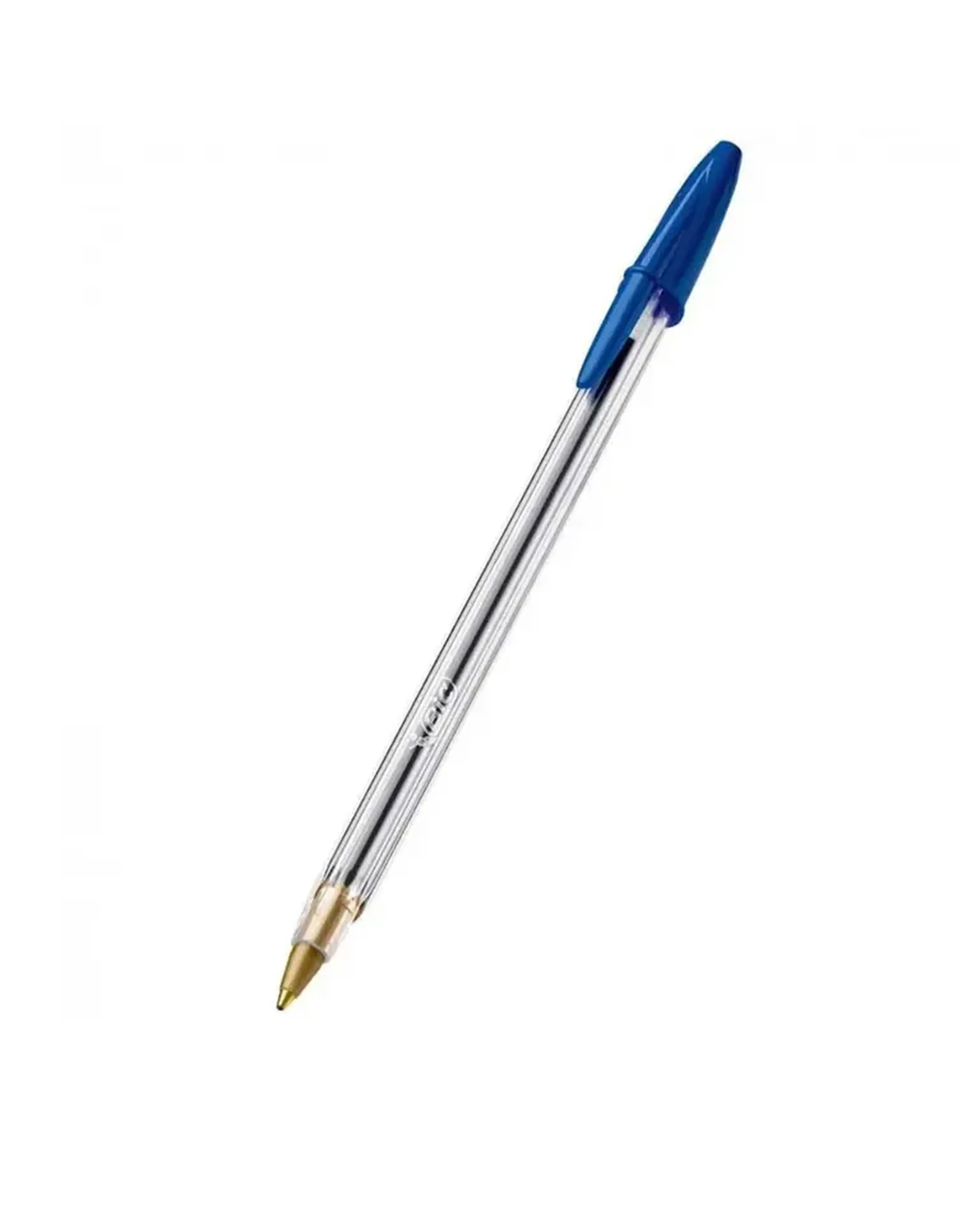 Caneta Esferográfica Bic Ponta Média 1mm Cristal Azul imagem