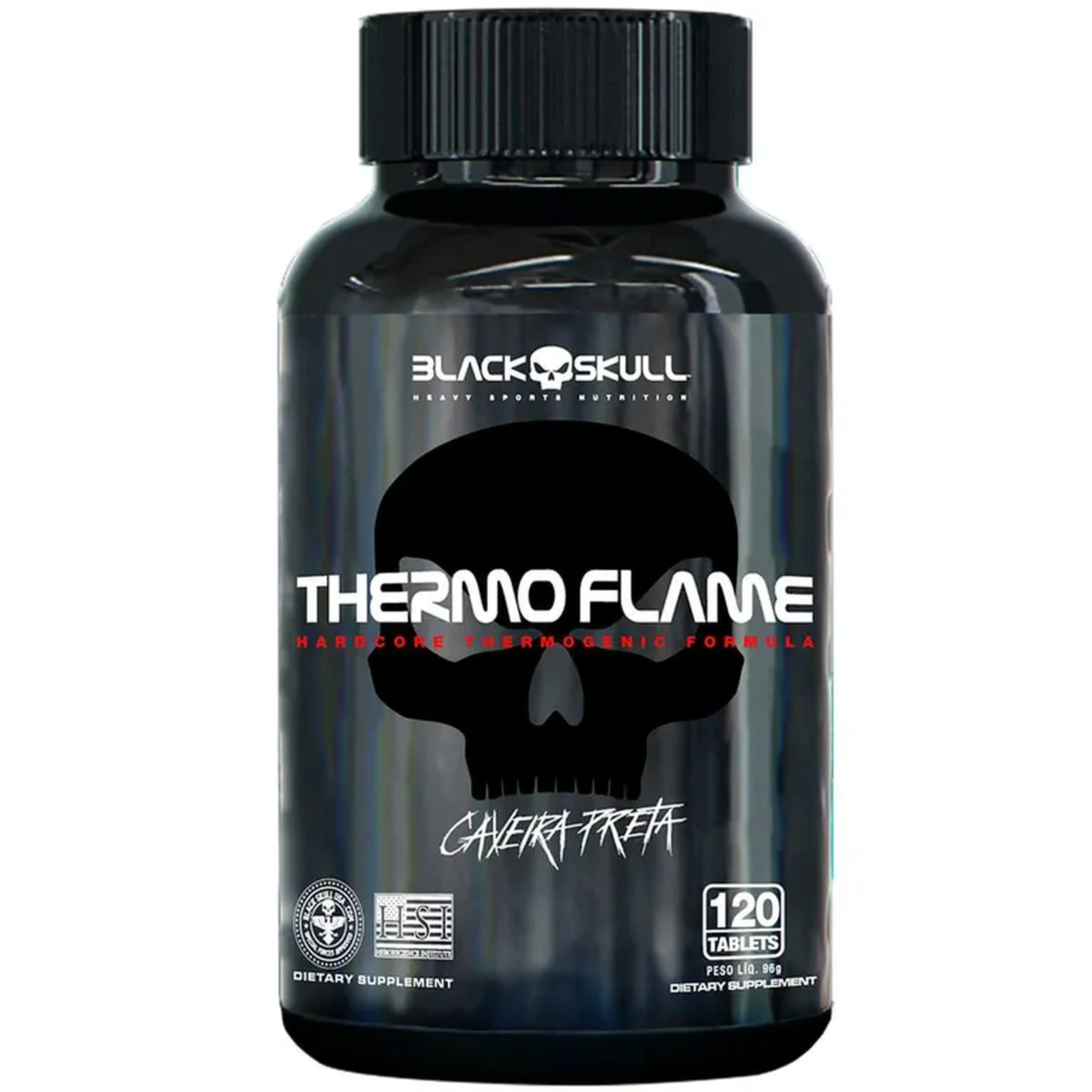TERMOGÊNICO THERMO FLAME 120caps BLACK SKULL imagem