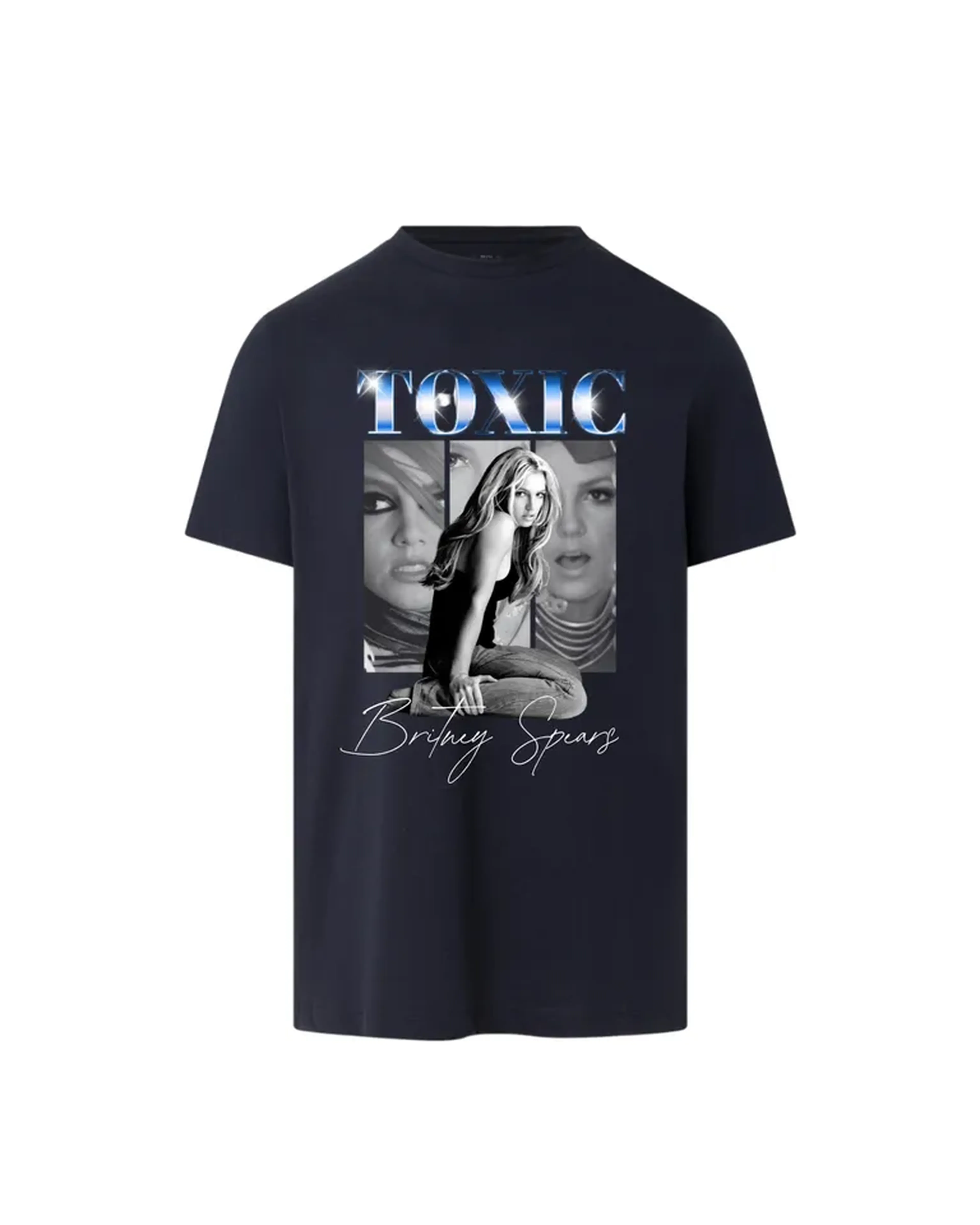 Camiseta preta Britney Spears imagem