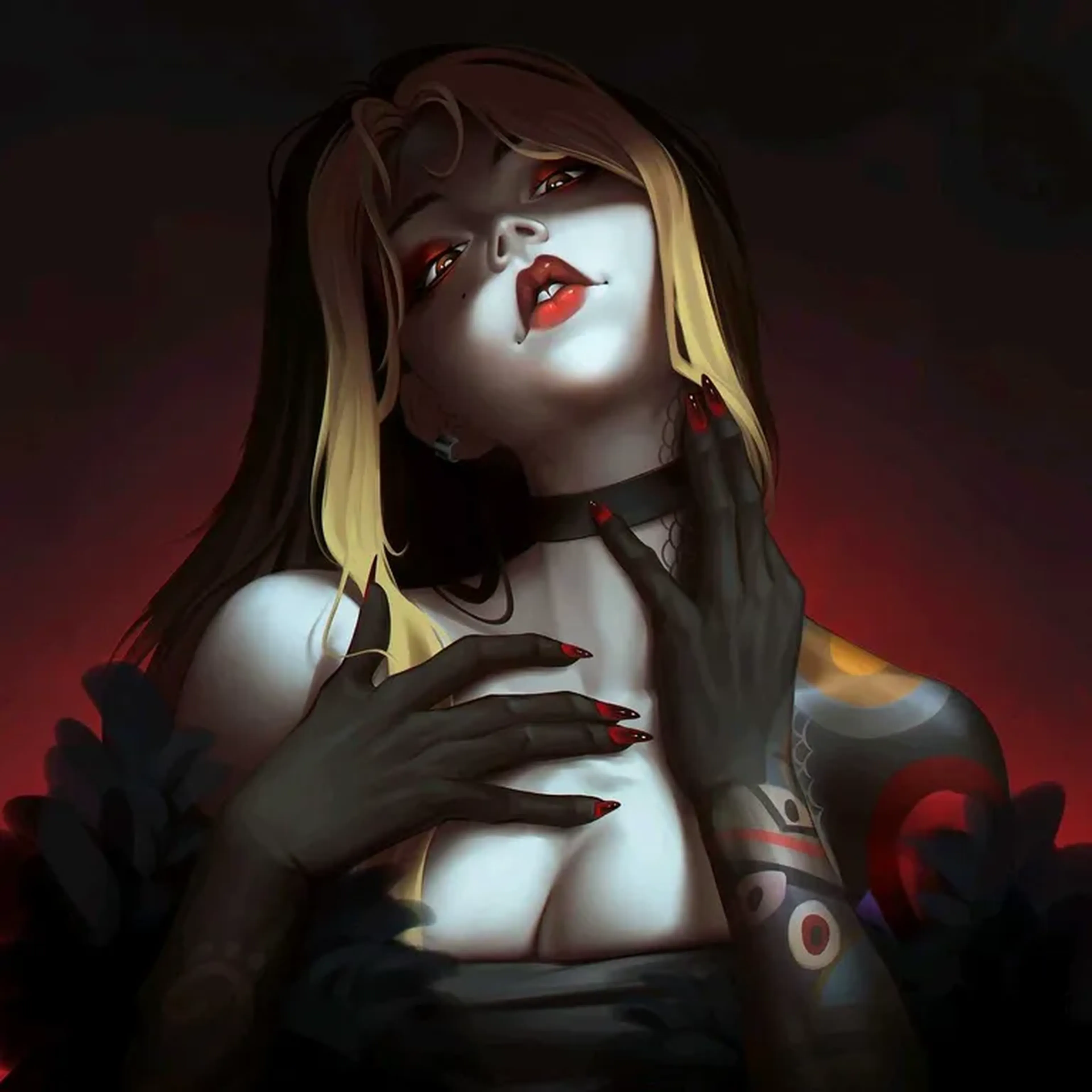 Arte de meio corpo imagem