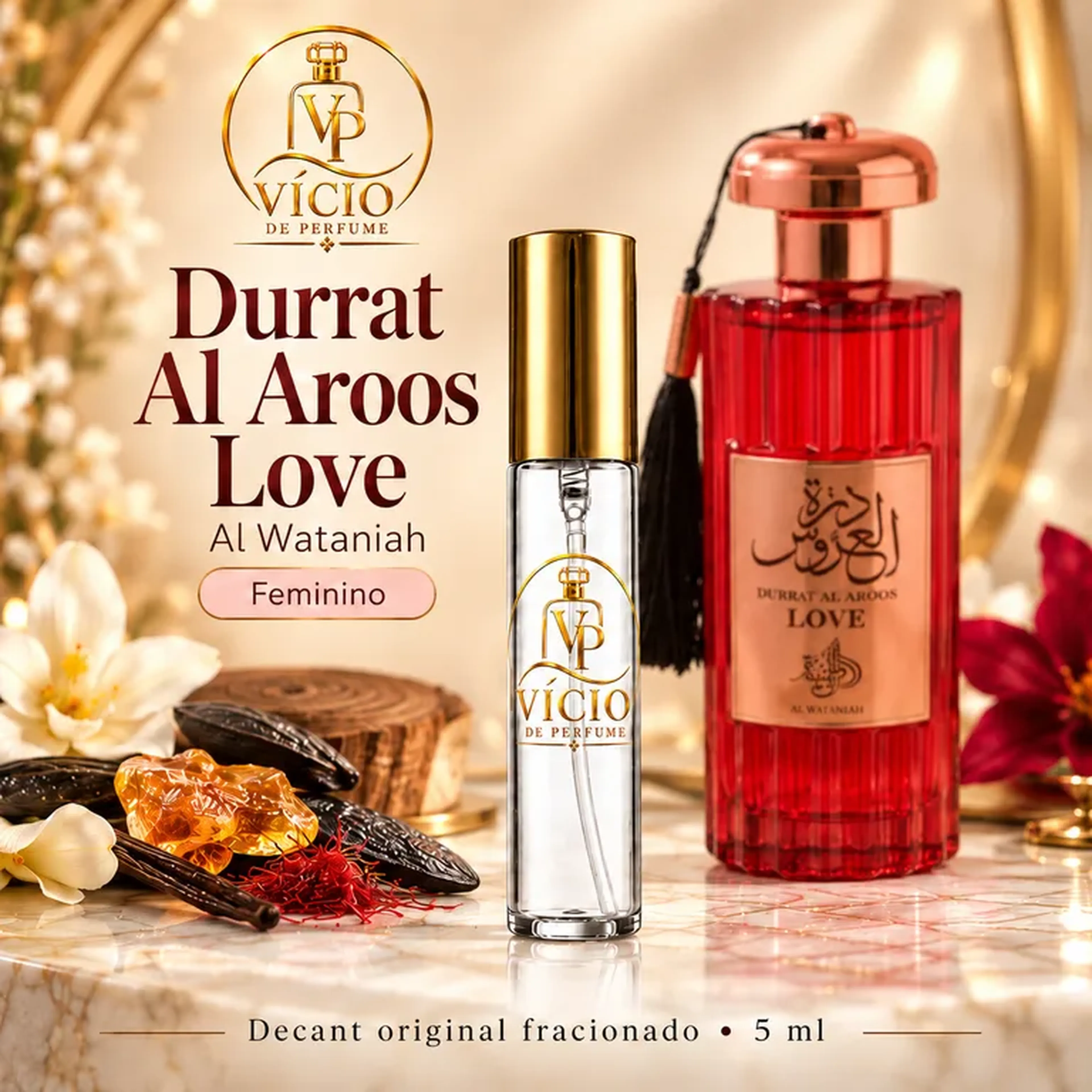 Durrat Al Aroos Love – Decant 5 ml imagem