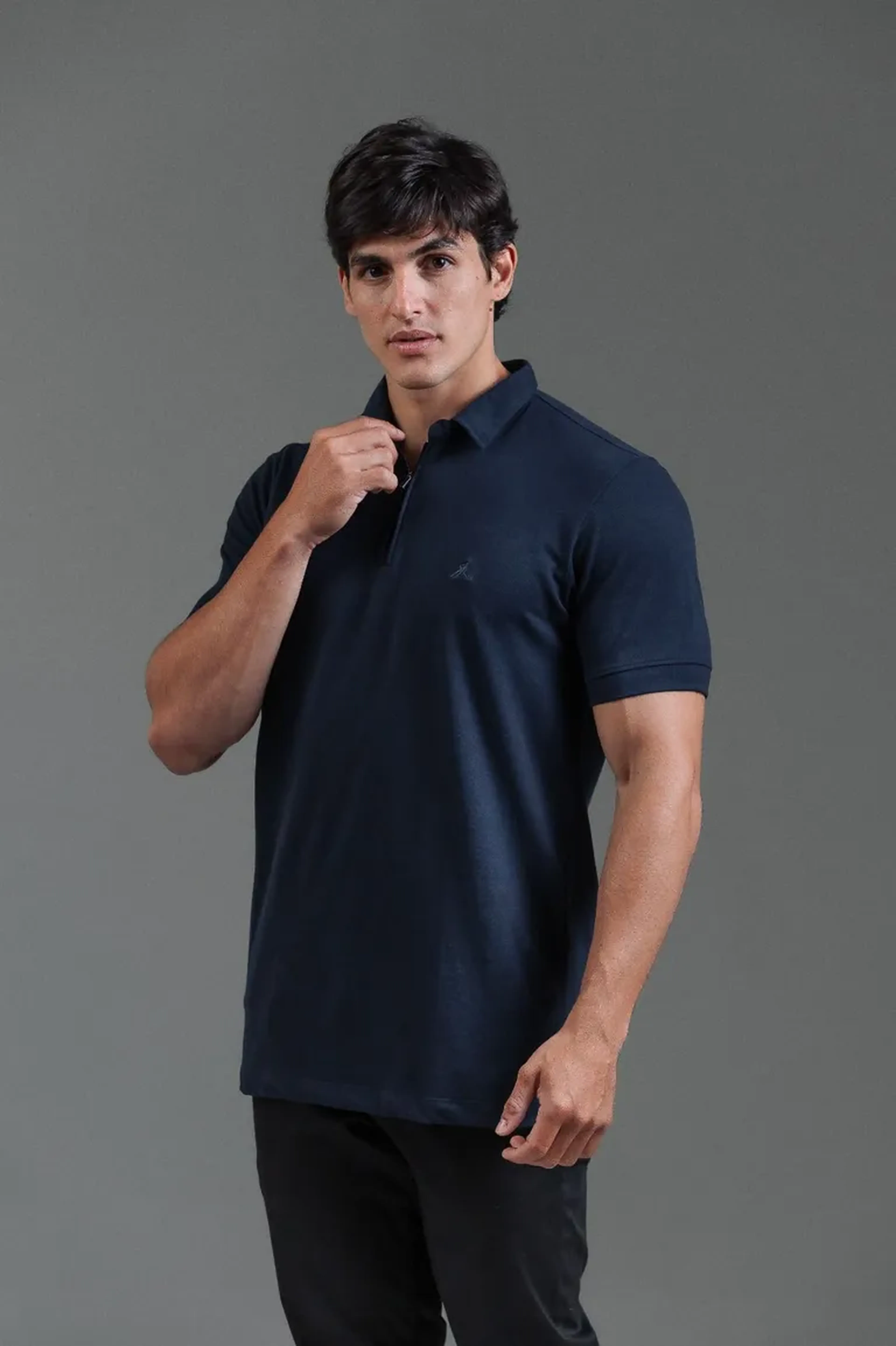 Polo Piquet | Azul Marinho imagem