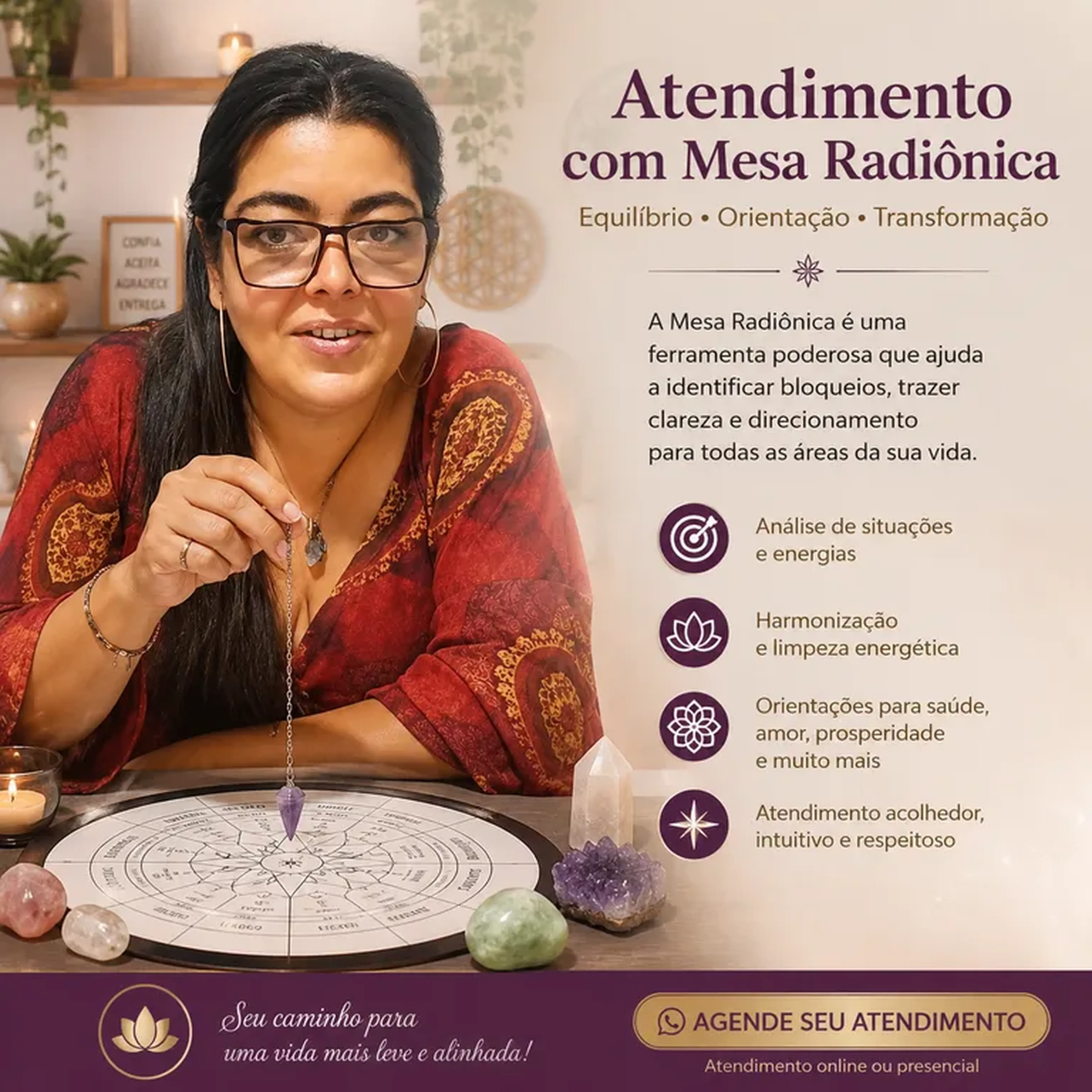Mesa Radiônica Completa Individual imagem