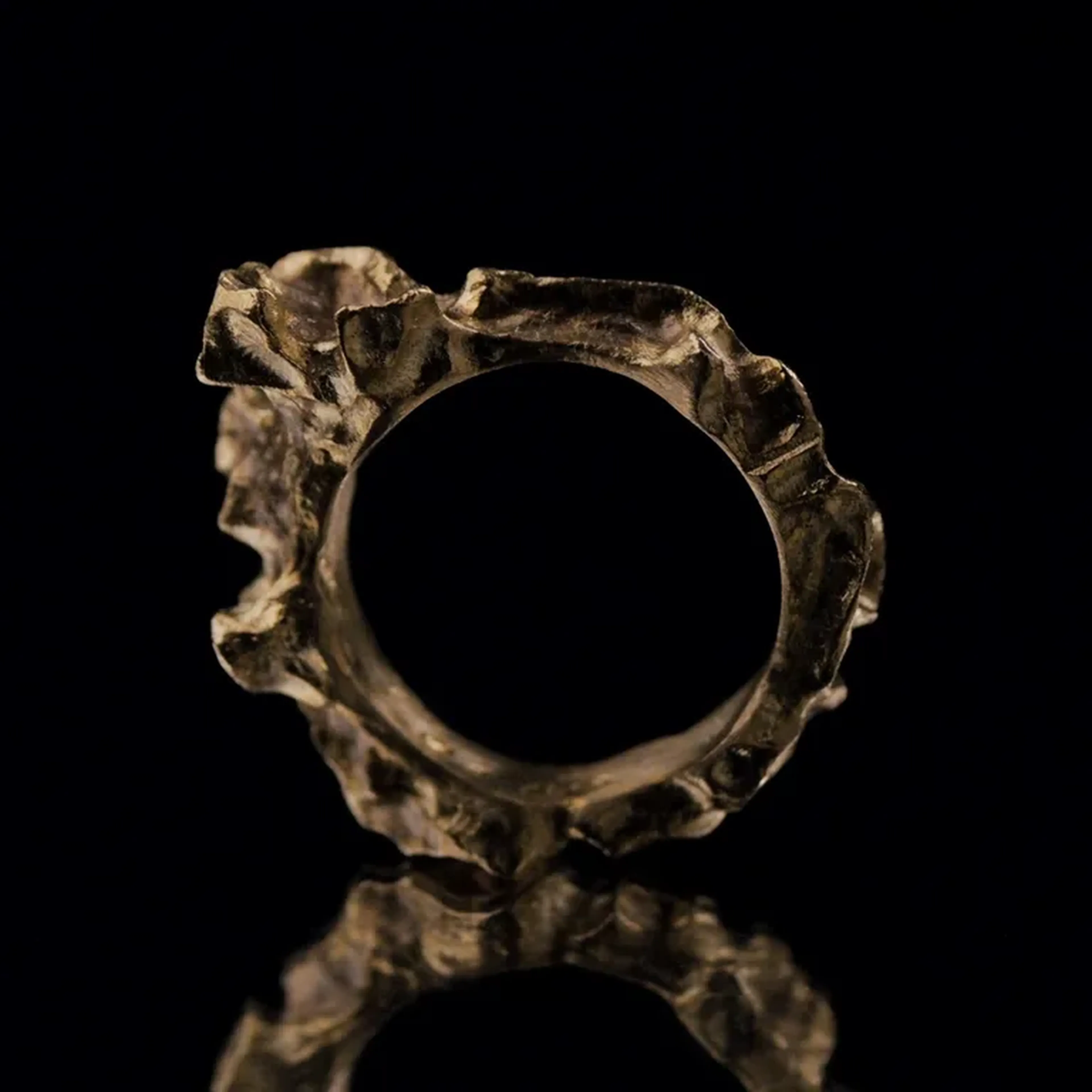 Anel Coral II - Dourado imagem