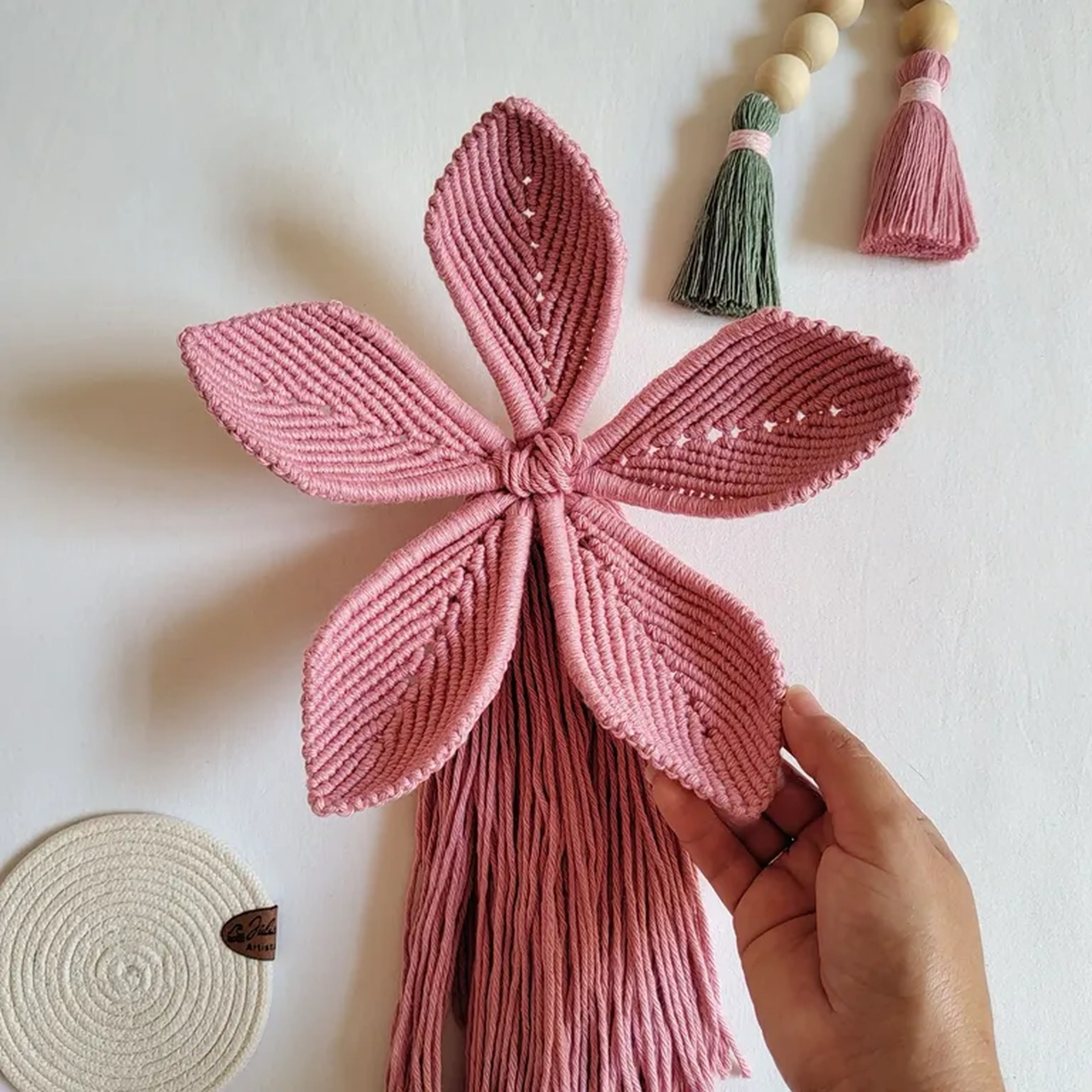 Flor de Macramê imagem