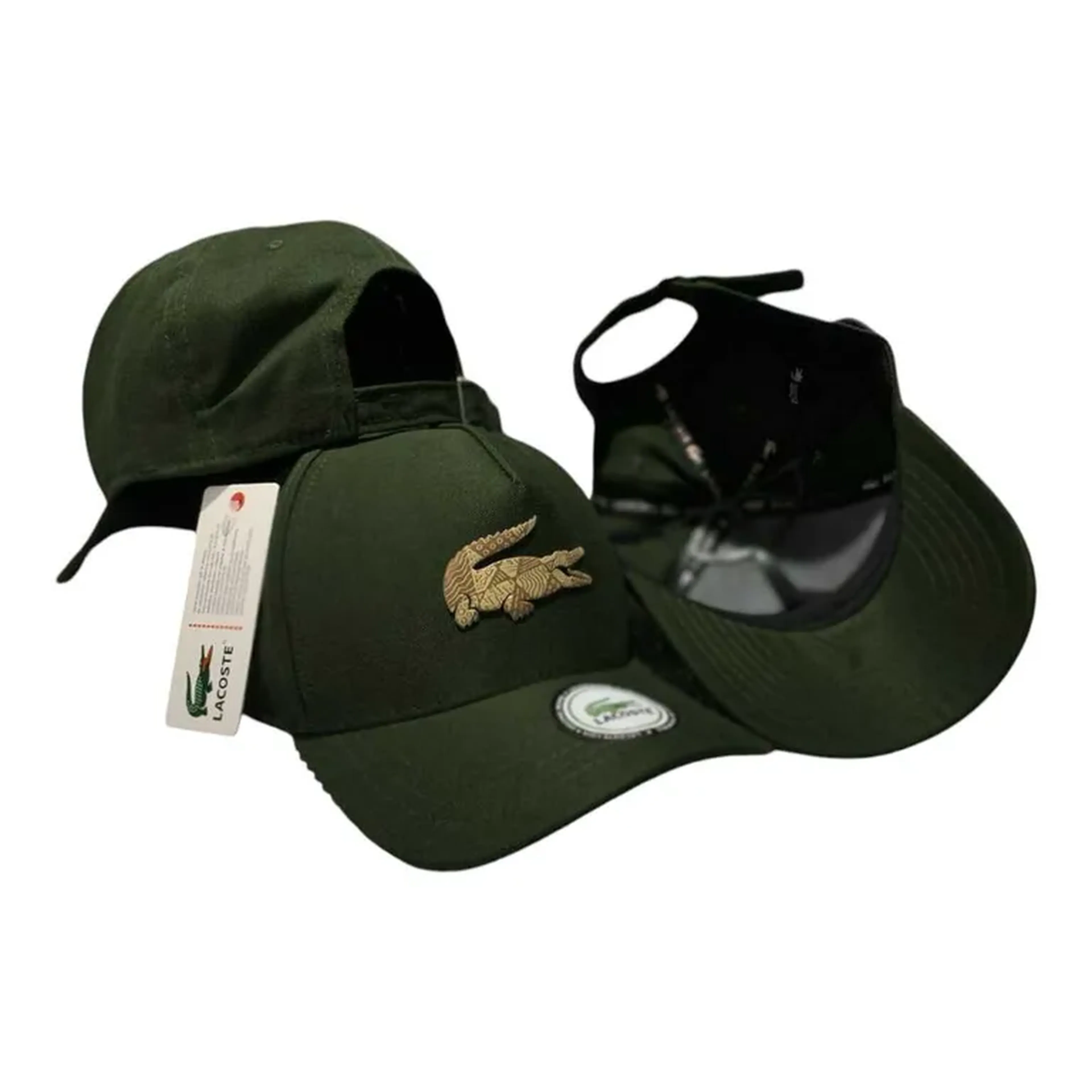 Boné Lacoste Verde Militar 🐊 imagem