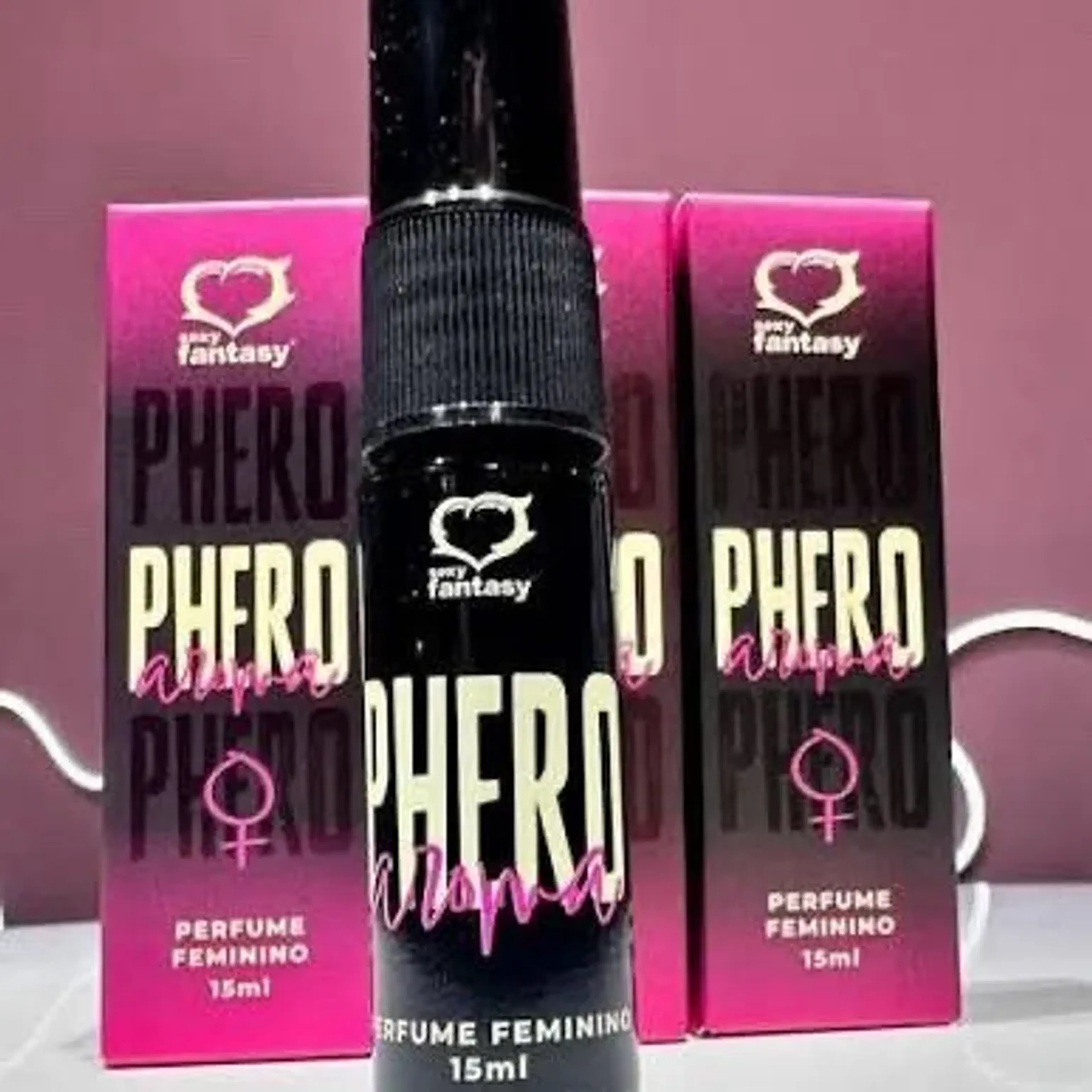 PERFUME PHERO AROMA FEMININO 15ML imagem