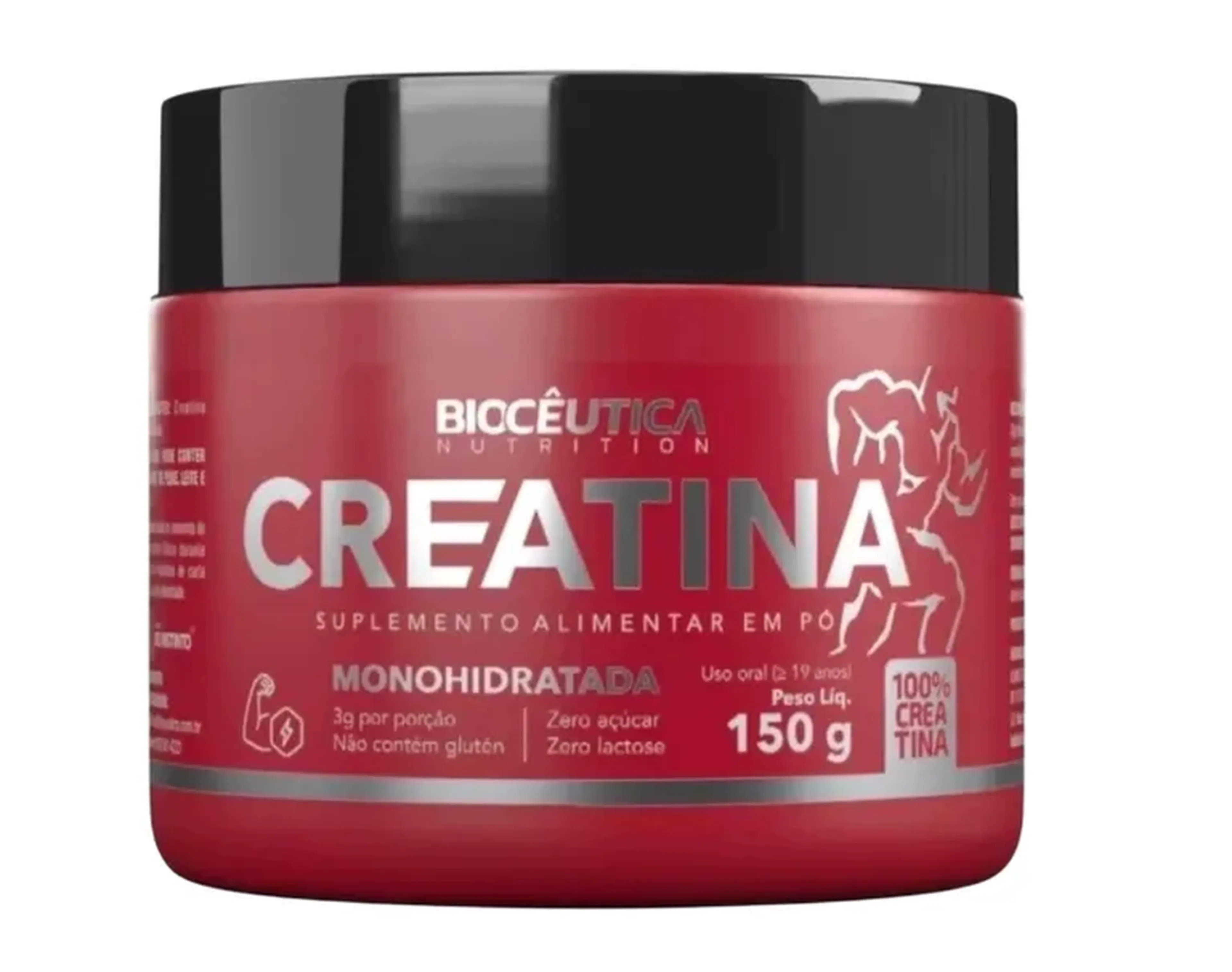 CREATINA MONOHIDRATADA BIOCEUTICA 150g imagem