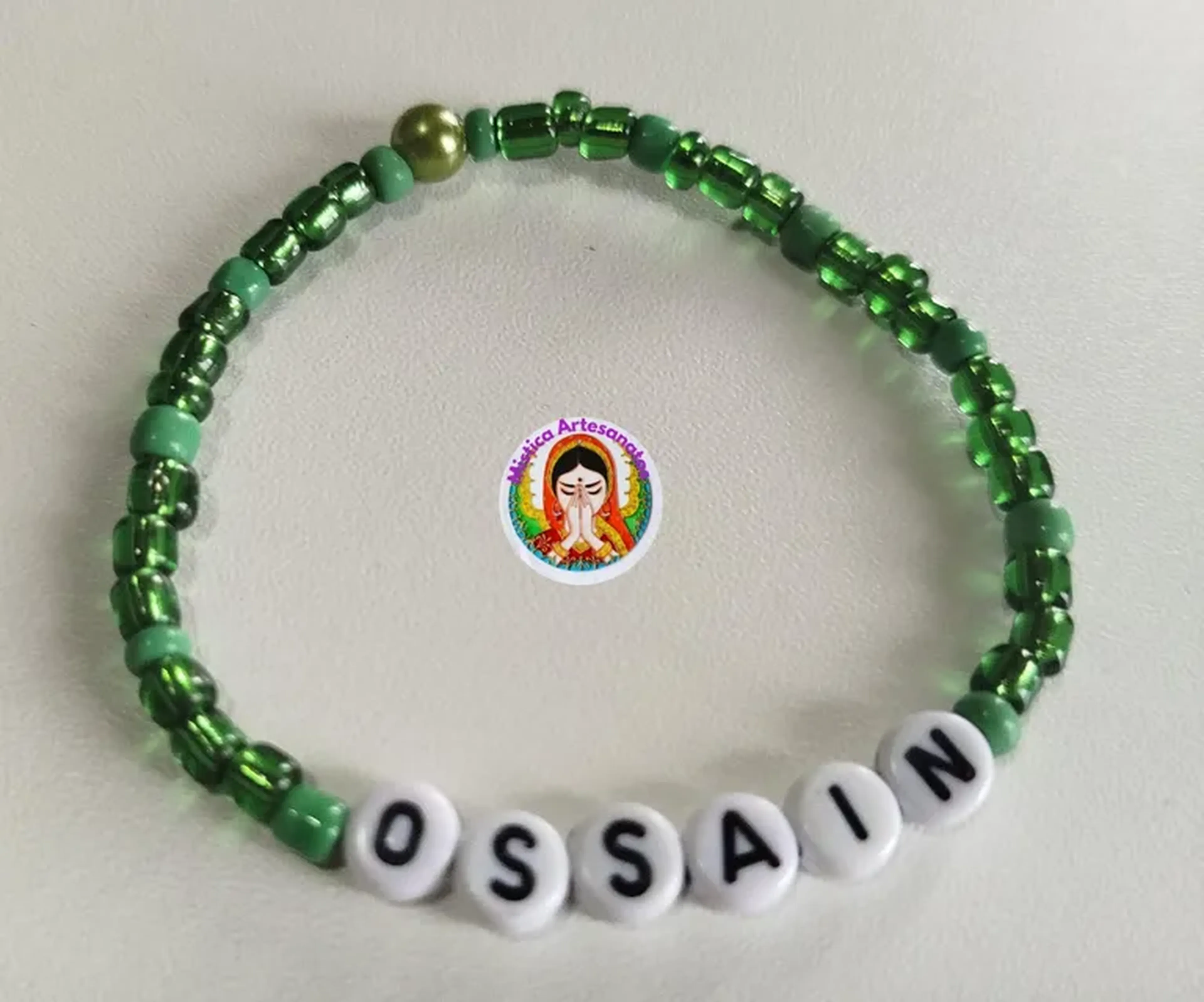 Pulseira de Proteção Ossain - Com Nome imagem