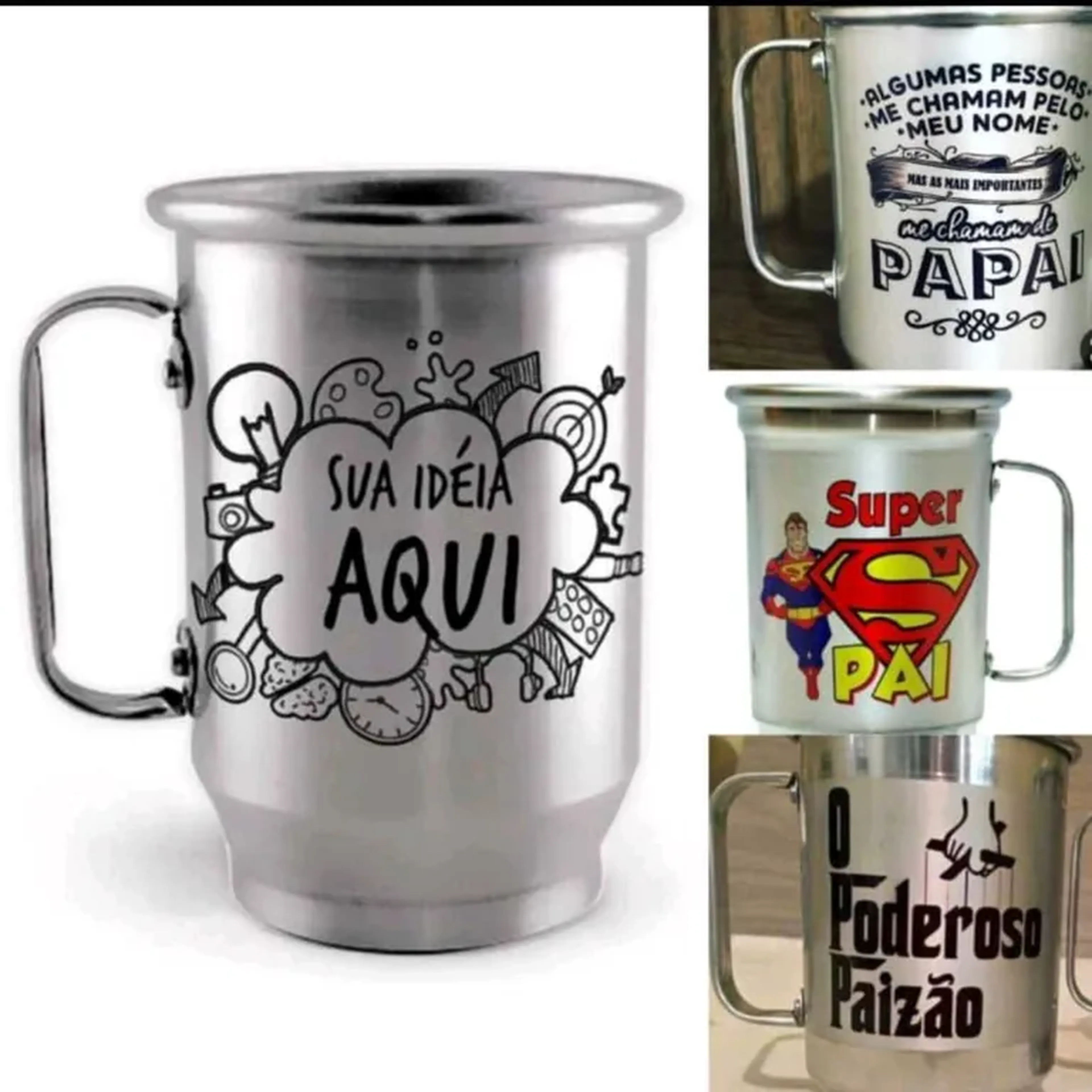 Caneca de alumínio imagem