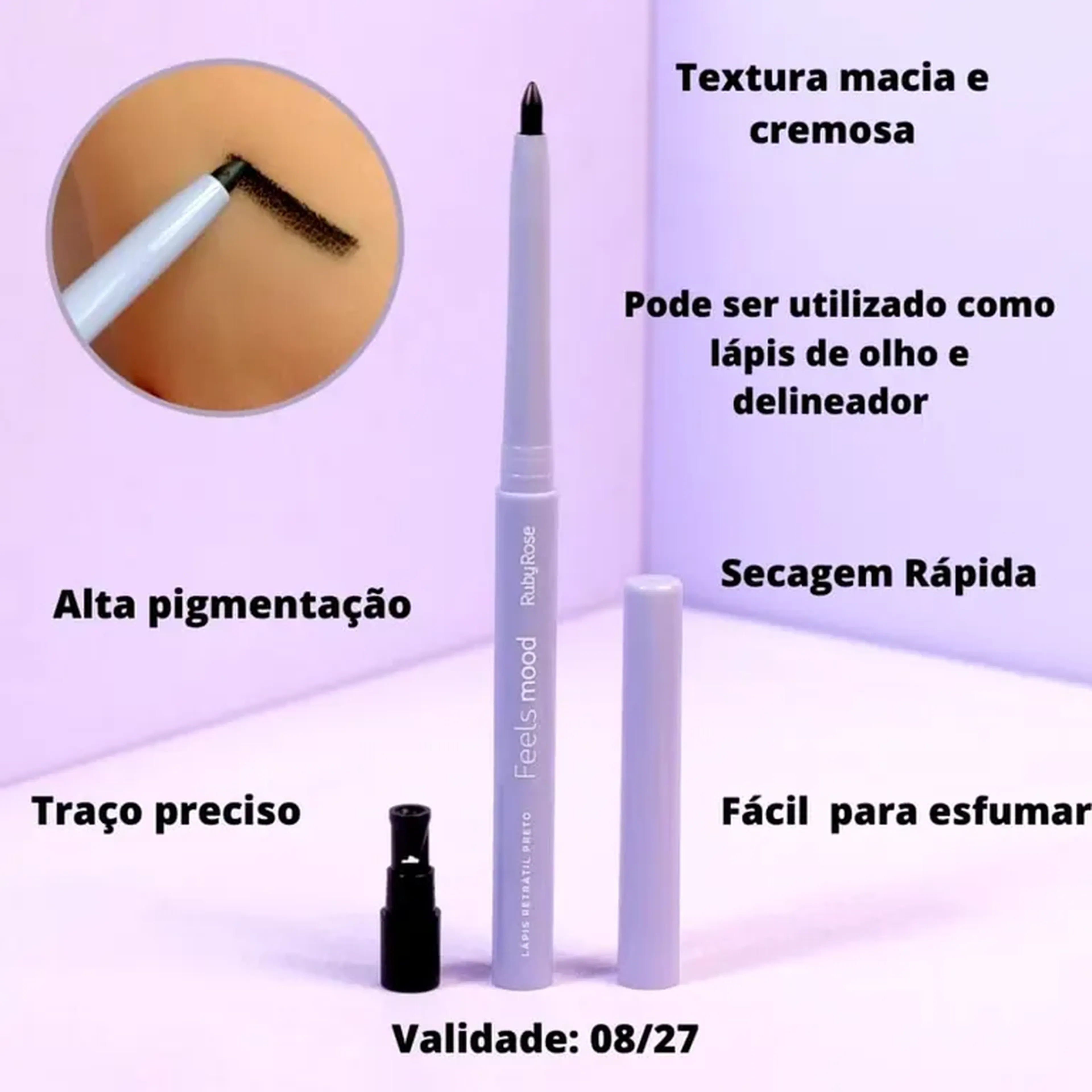 Lápis retrátil da Ruby Rose imagem