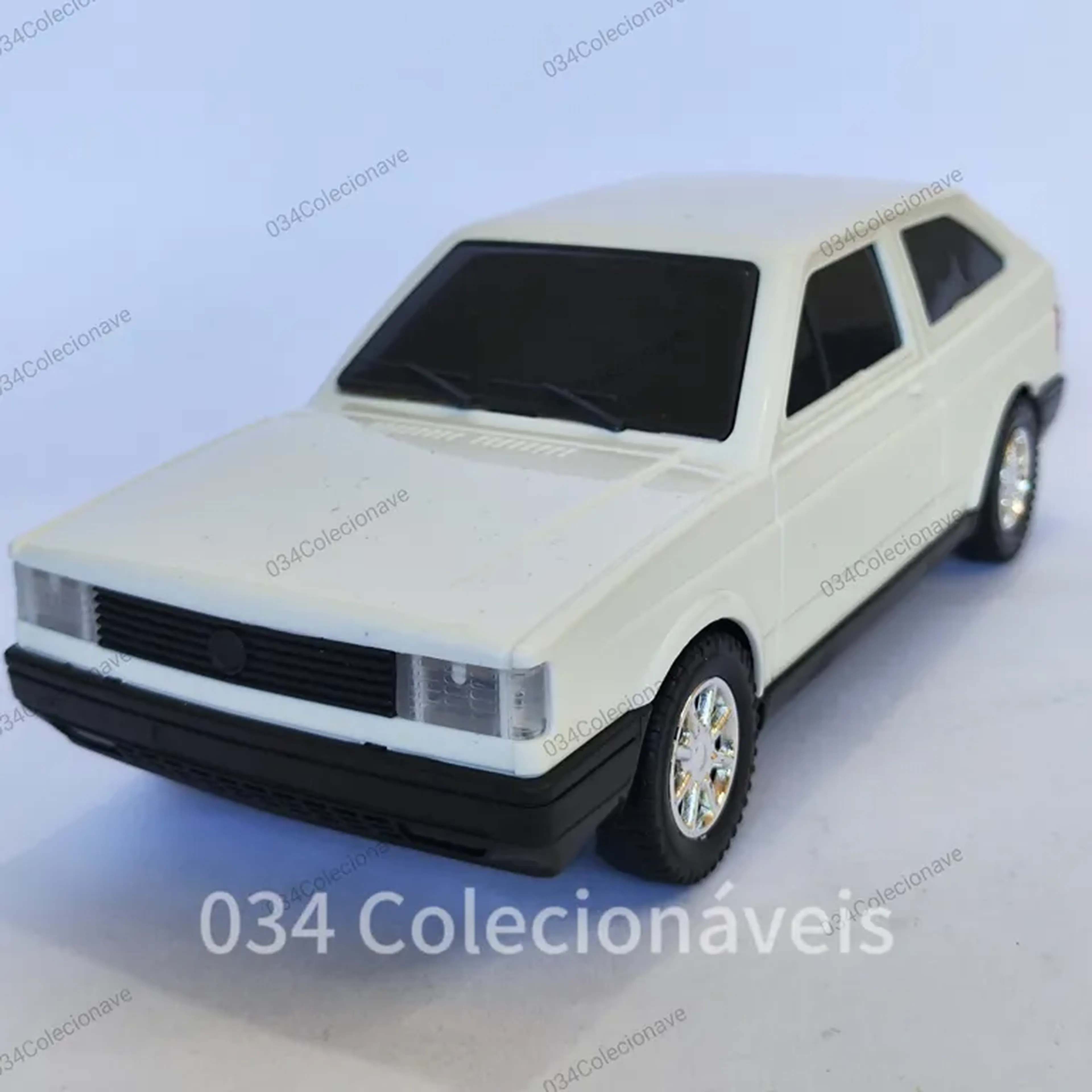 Miniatura Gol Quadrado De Plástico Diverplas Branco imagem
