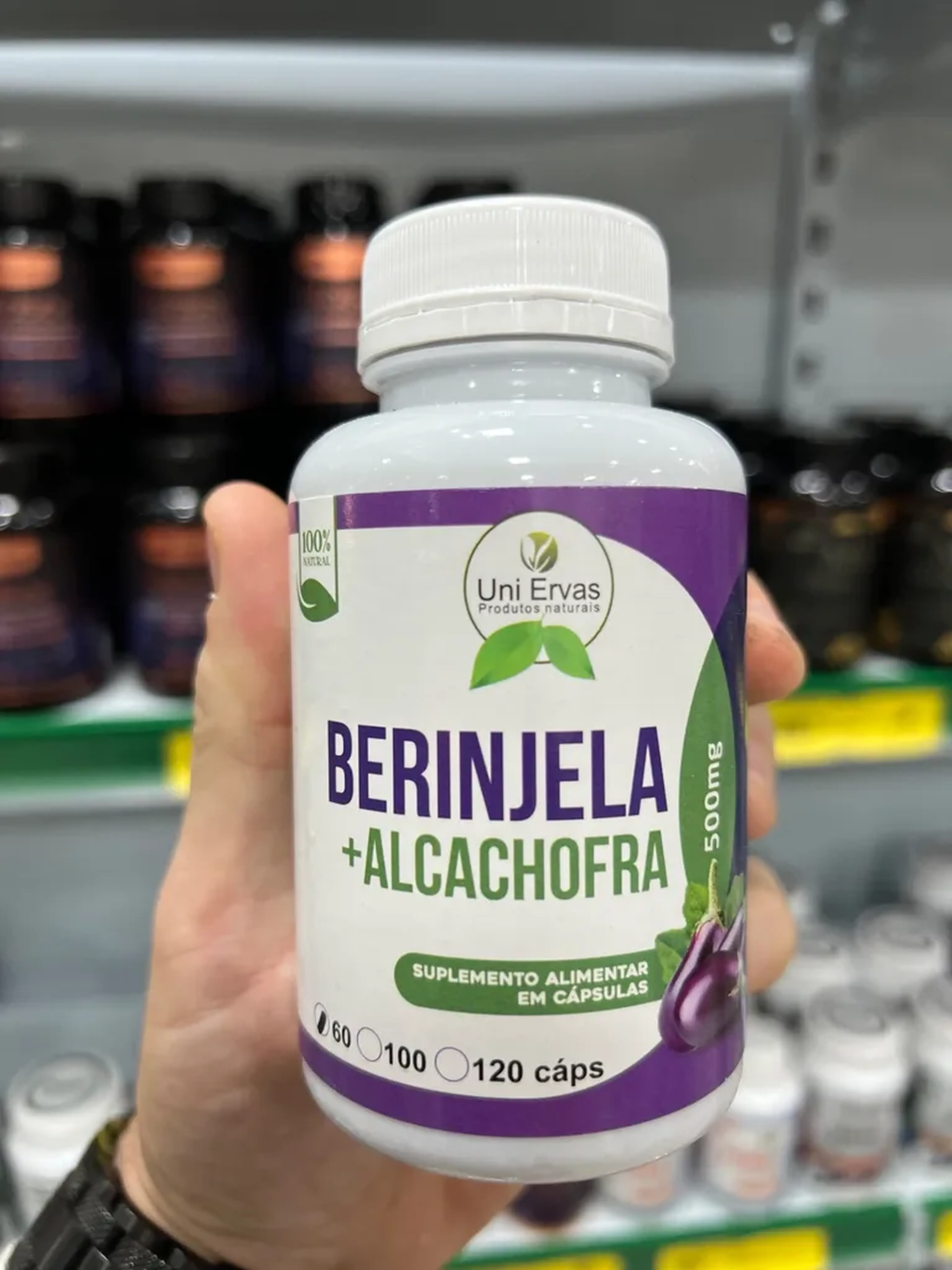Berinjela + Alcachofra - 60 caps imagem