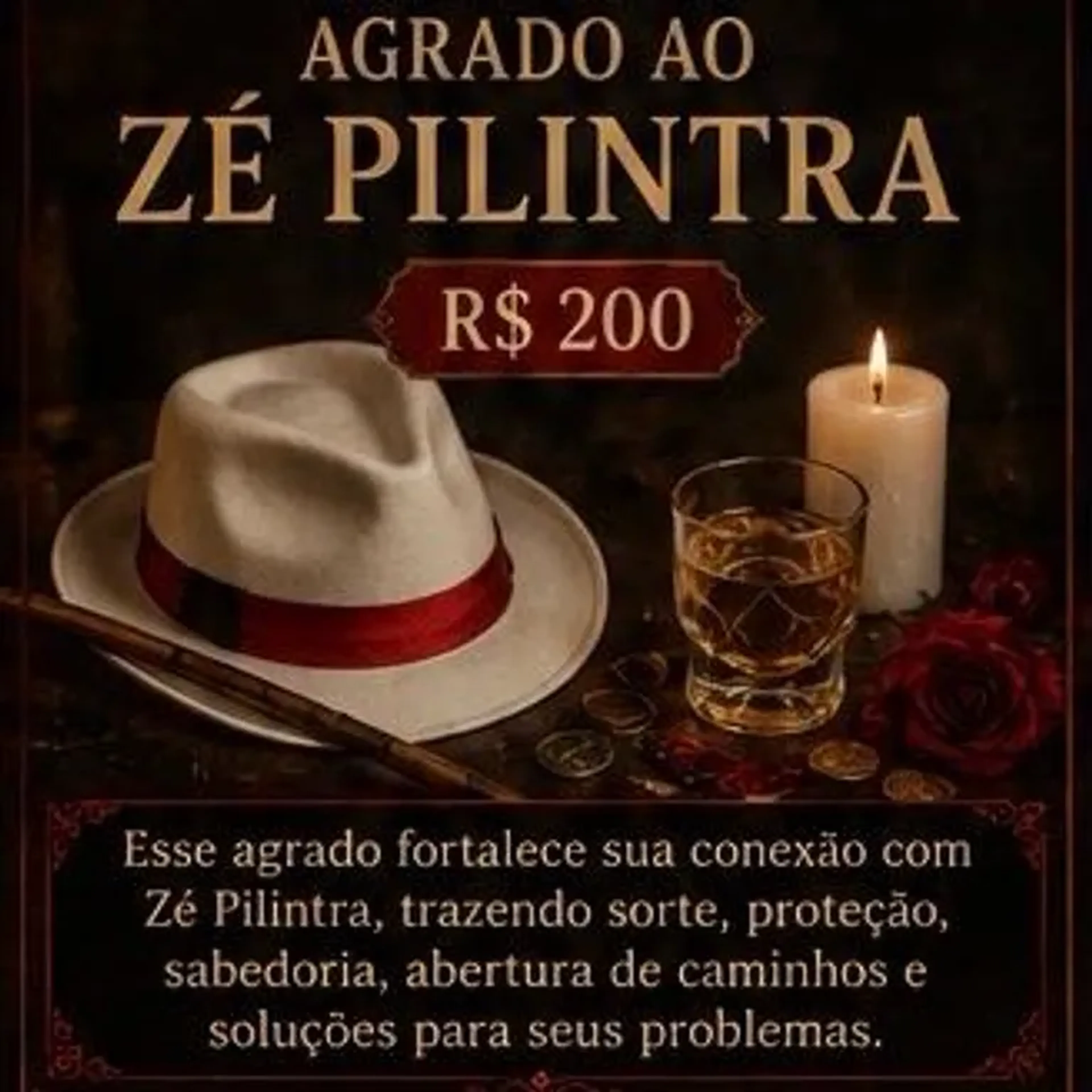 Agrado ao Zé pilintra imagem