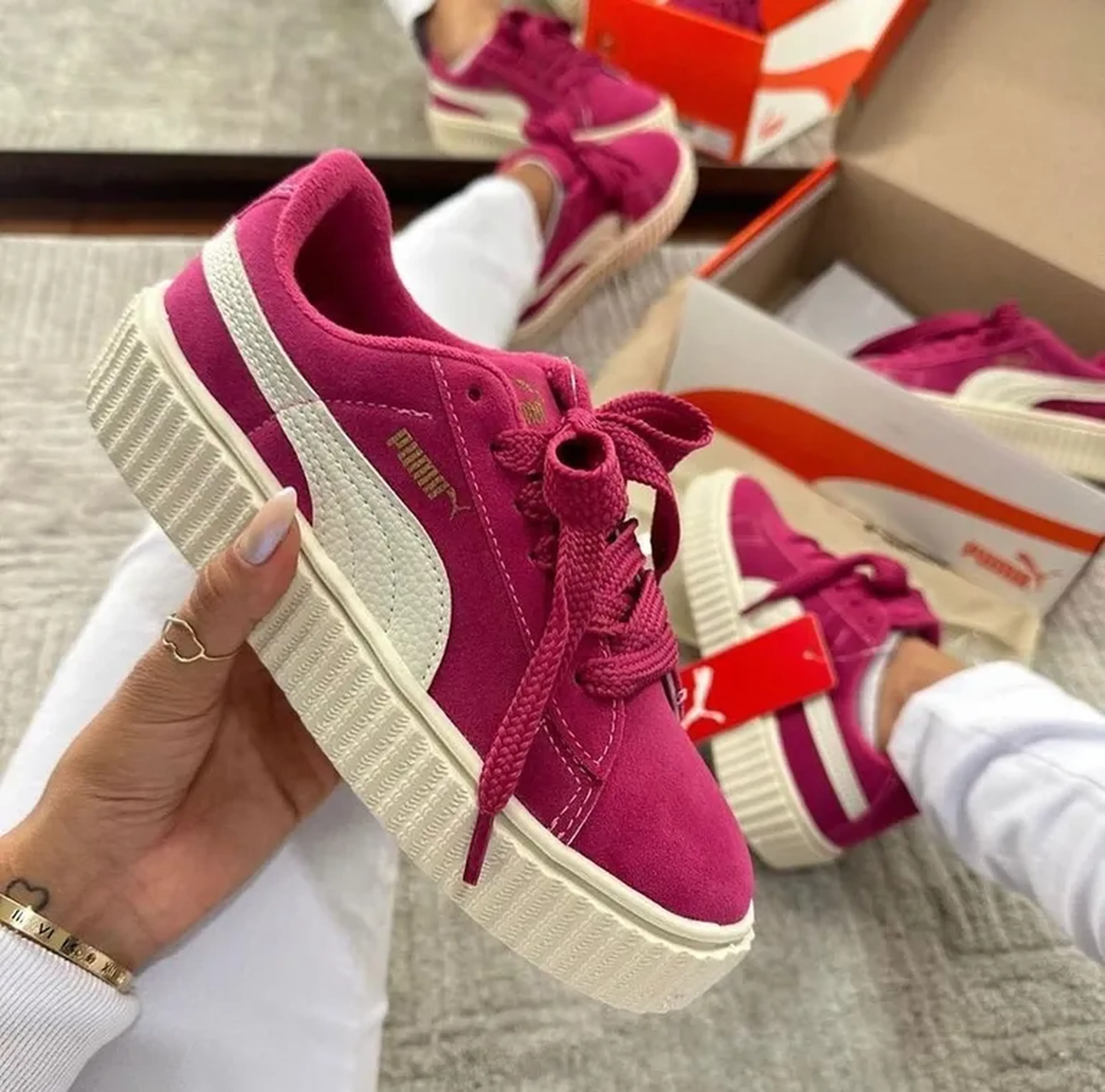 Puma FENTY rosa imagem