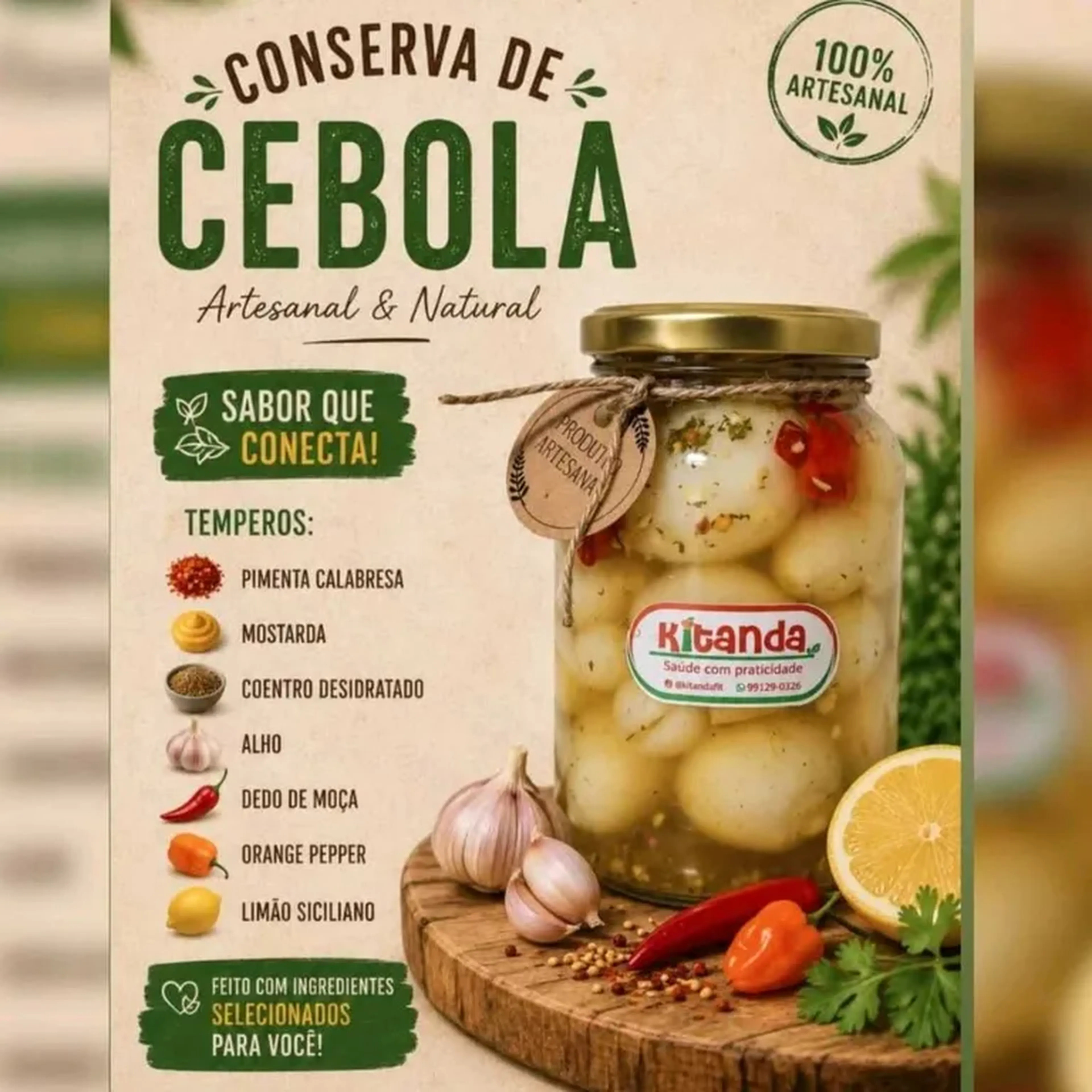 Conserva De Cebola imagem