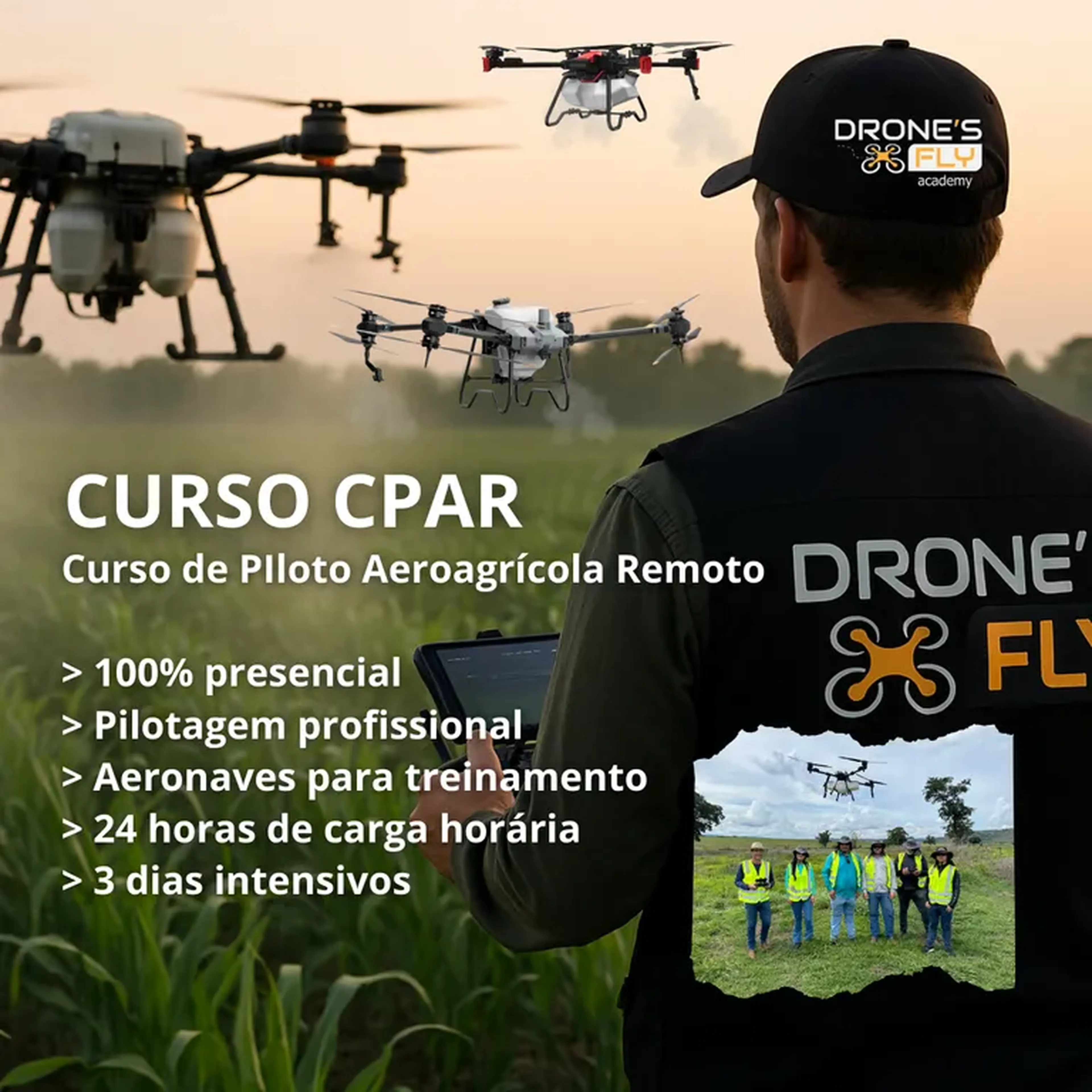 🚁 CPAR — Curso de Piloto Aeroagrícola Remoto imagem