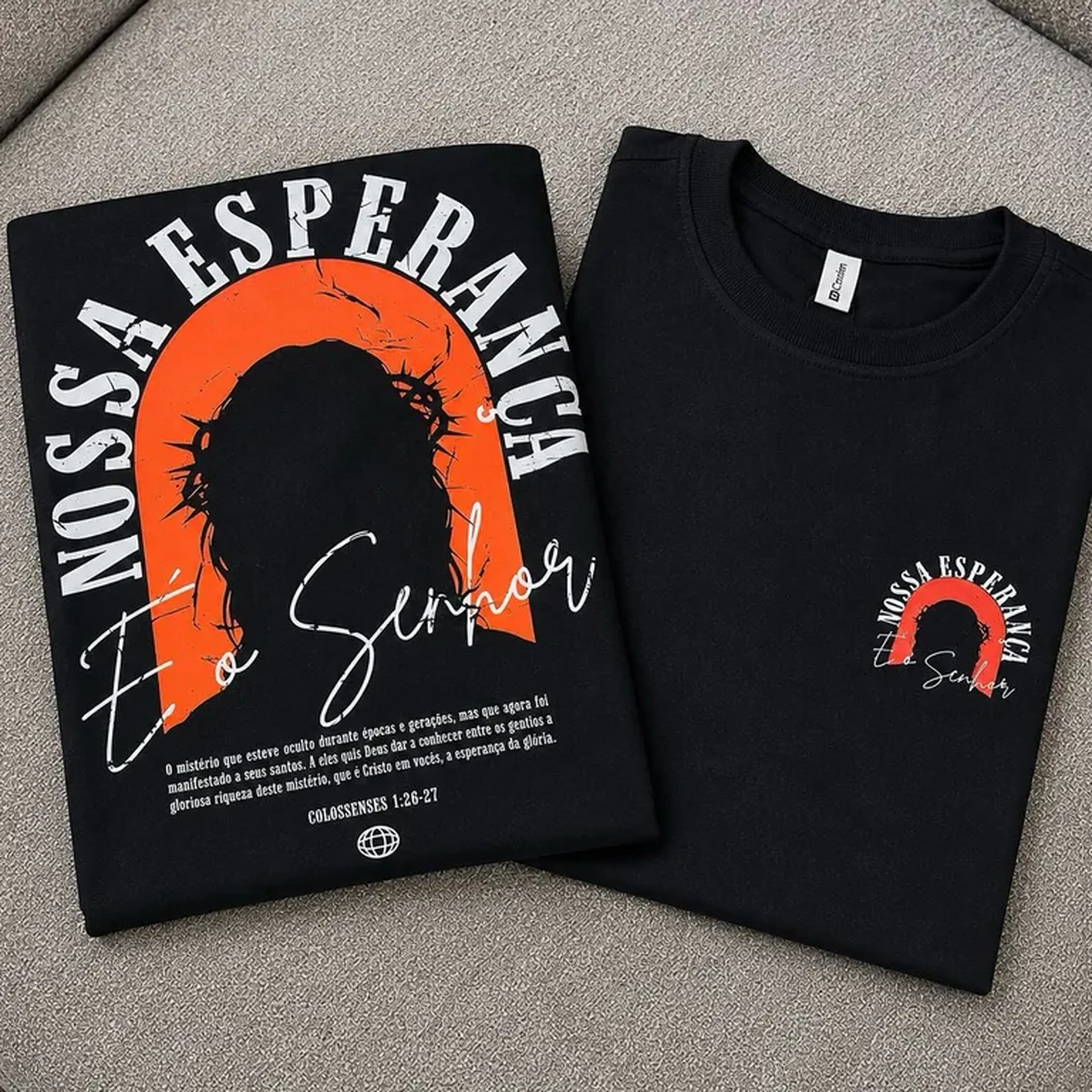 T-shirt feminina Nossa esperança imagem