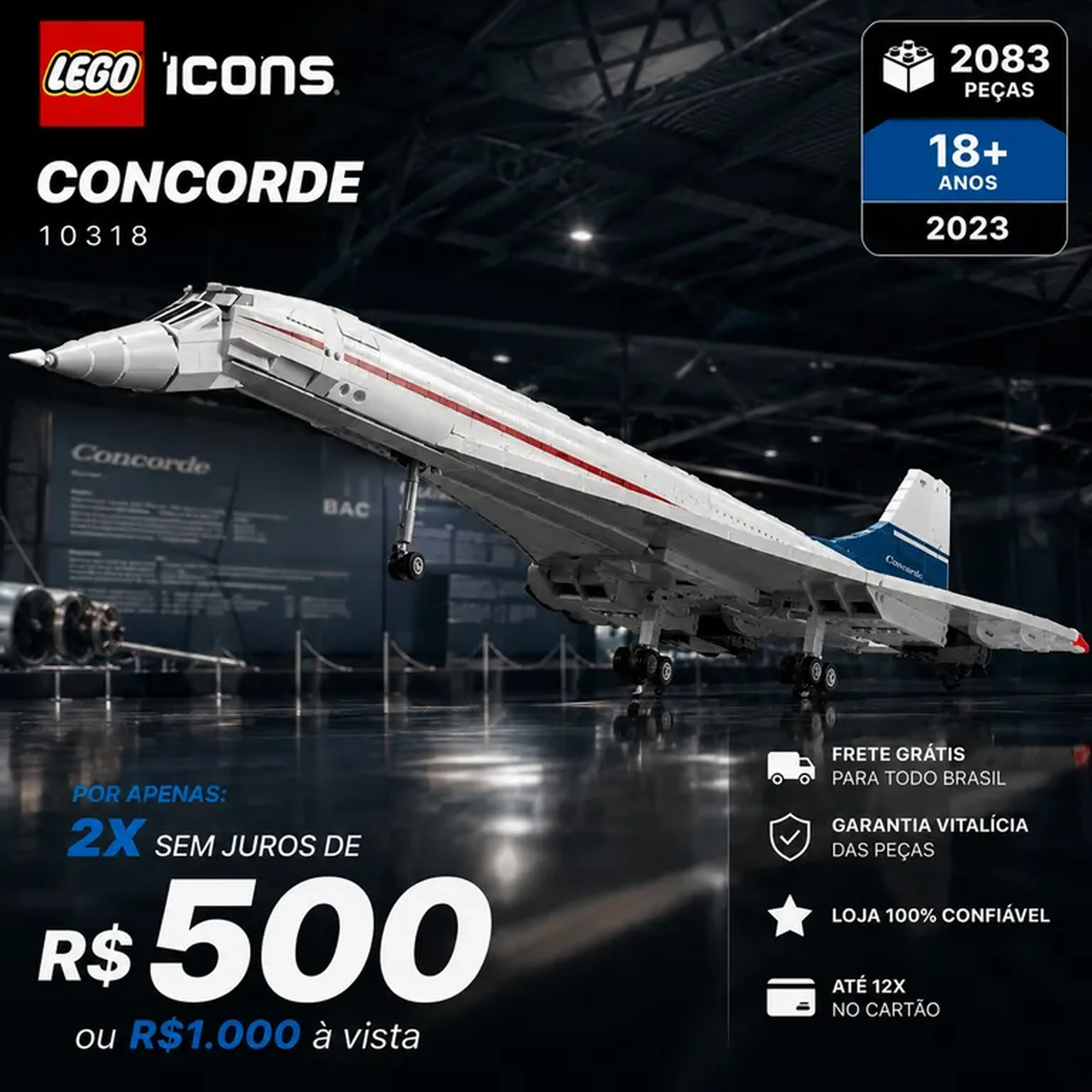LEGO CONCORDE imagem