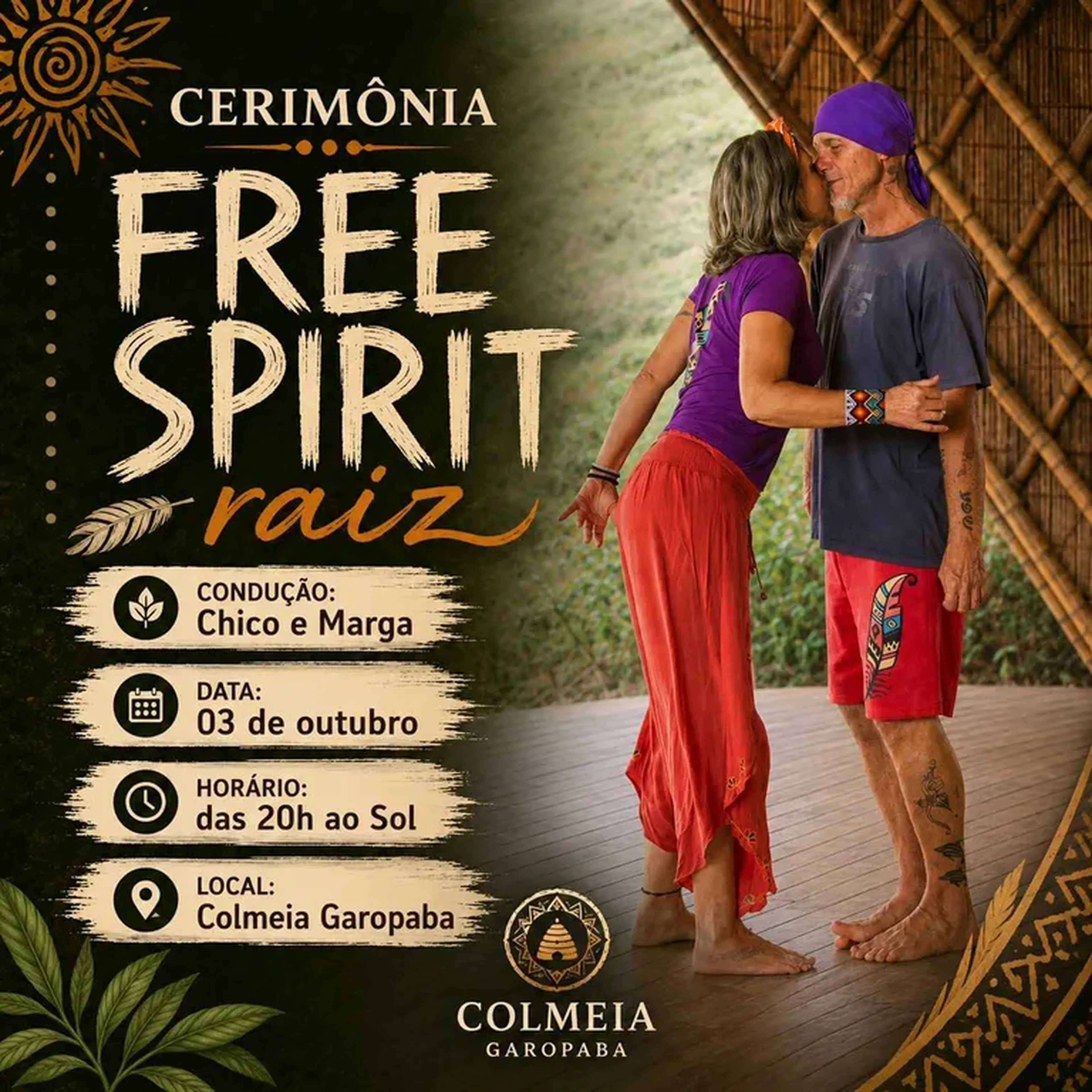 Cerimônia Free Spirit raiz - 03 outubro imagem